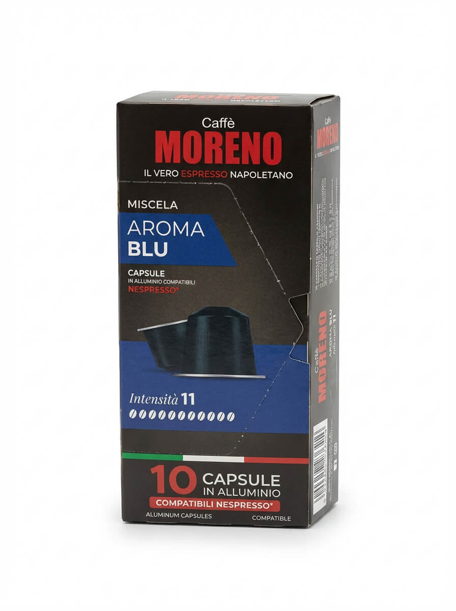 Caffè Moreno Aroma Blu Nespresso Compatible Coffee Capsules