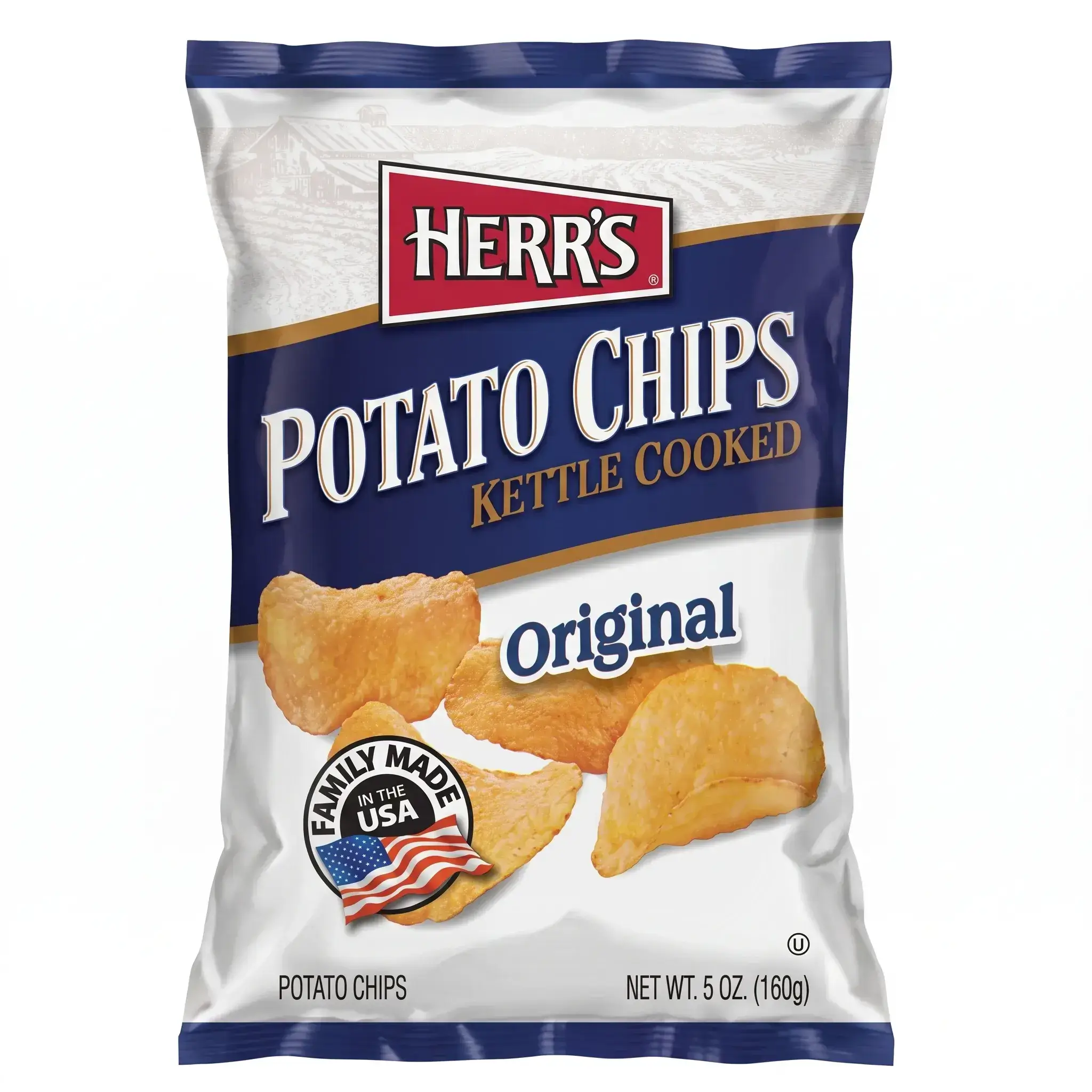 Herr's Kettle Cooked Original Potato Chips