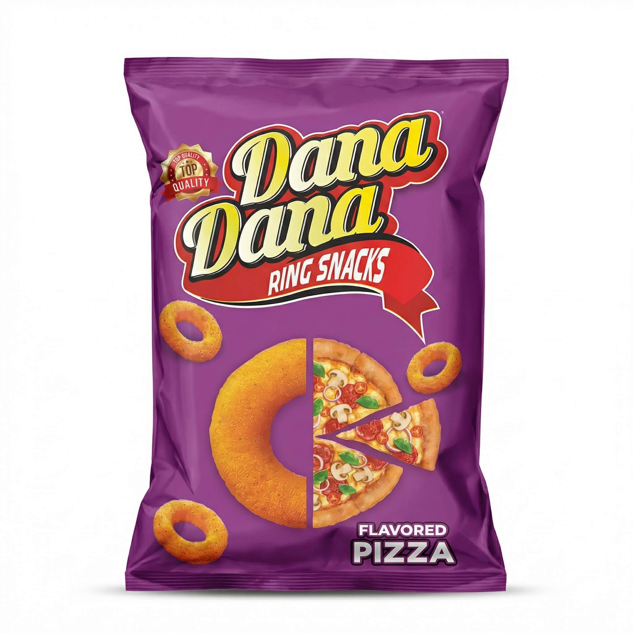 Dana Dana Pizza Flavored Ring Snacks