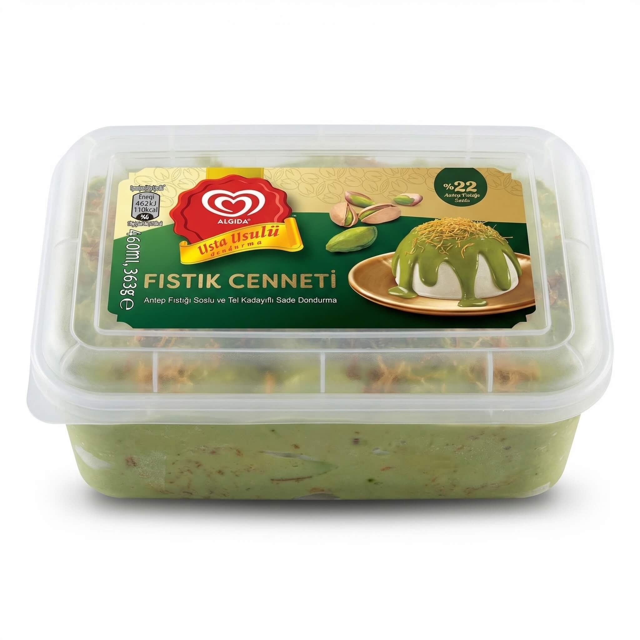 Algida Usta Usulü Fıstık Cenneti Ice Cream