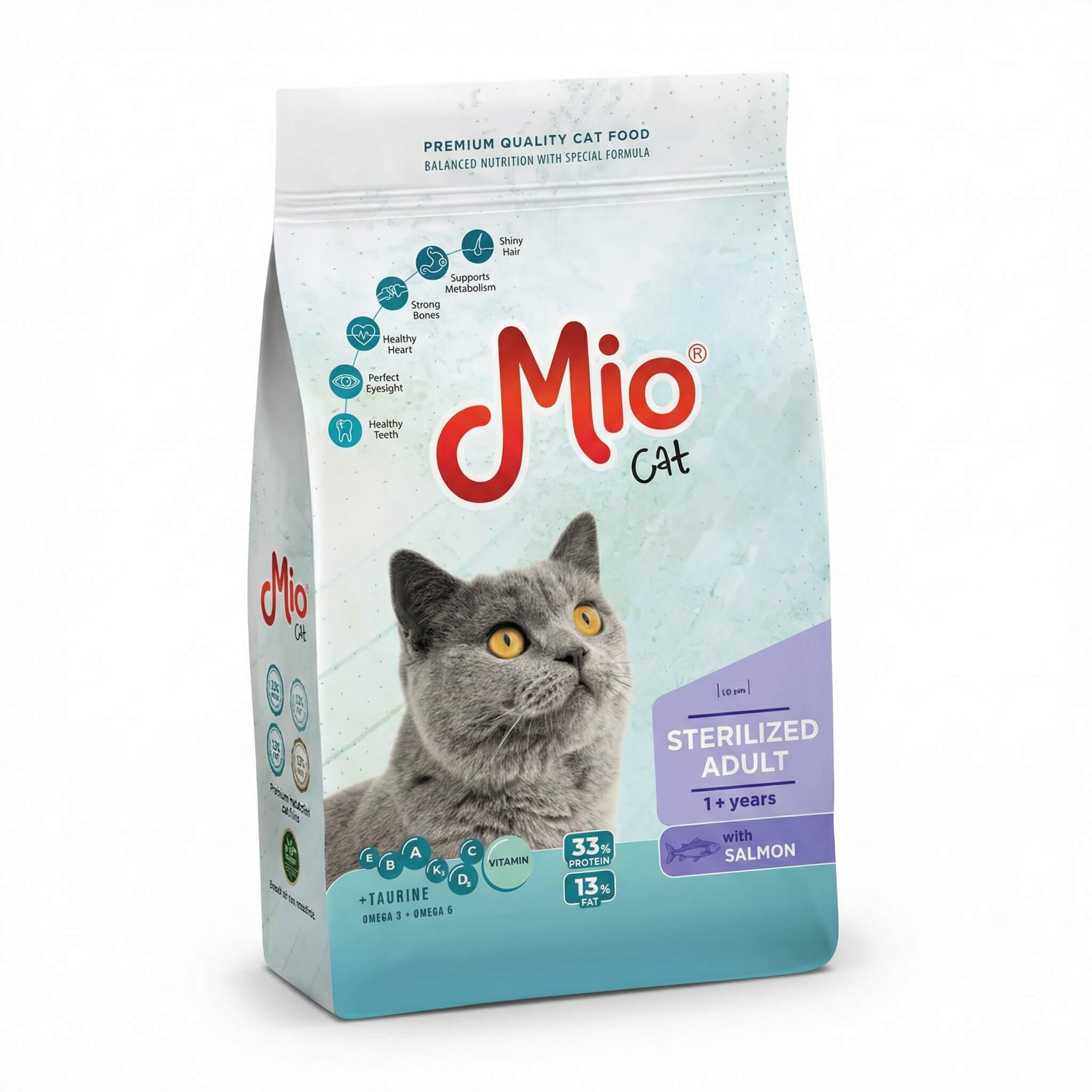 Mio Cat Sterilized Adult Cat Food with Salmon