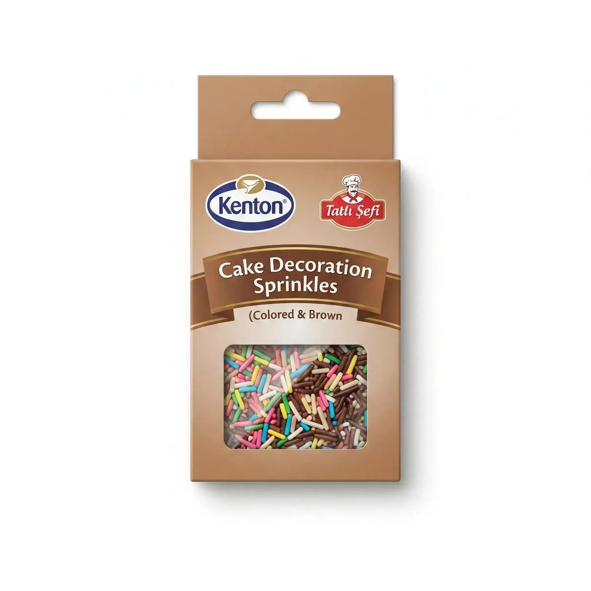 Kenton Cake Decoration Sprinkles (Colored & Brown)