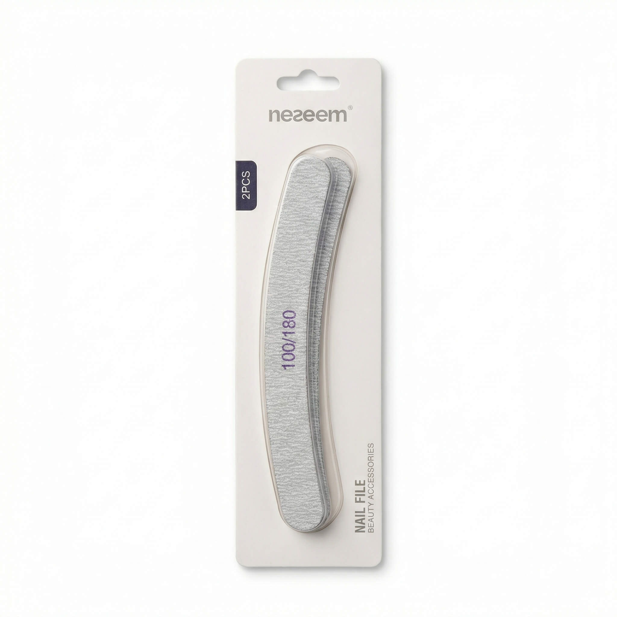 Neseem Nail File 100/180 Grit - 2 Pieces