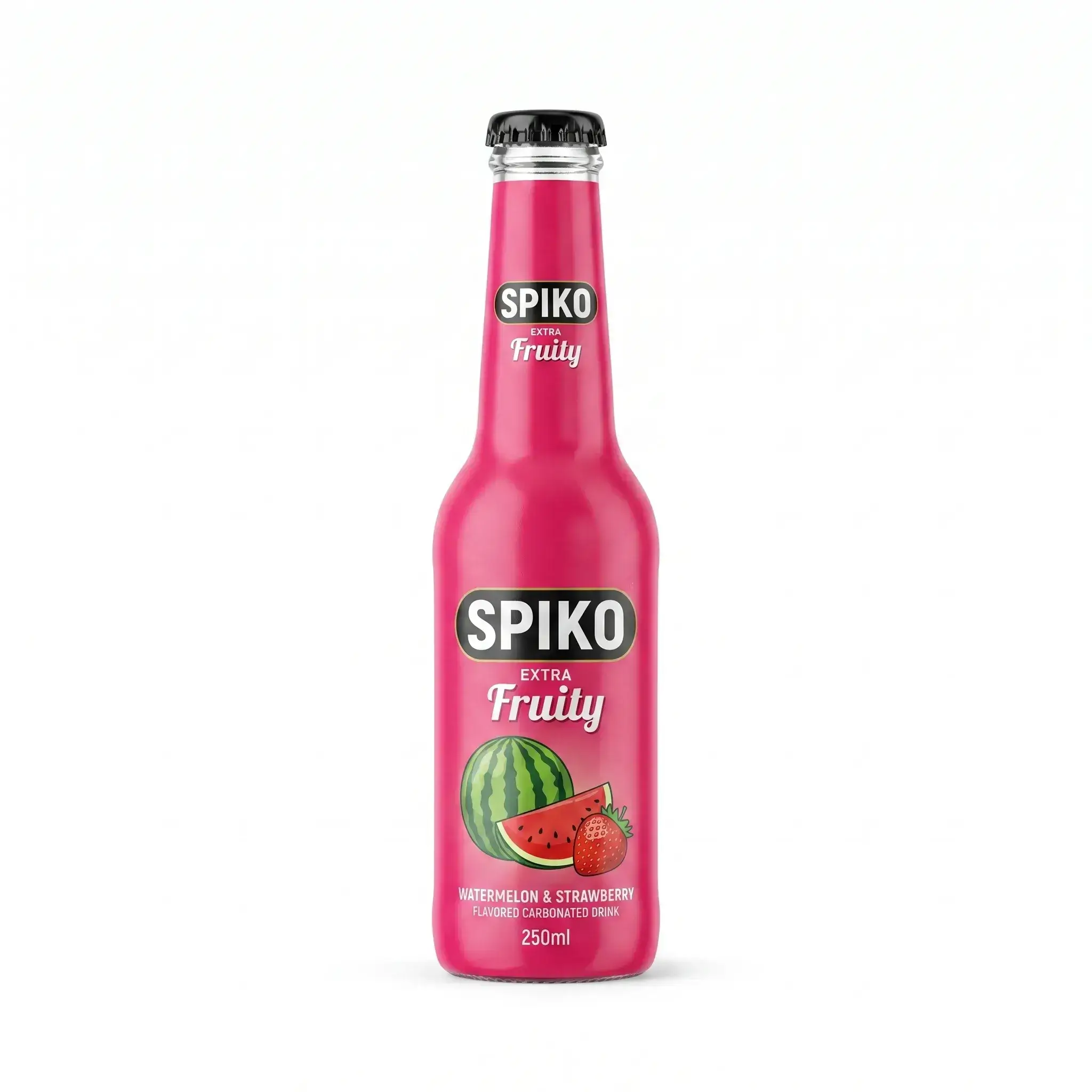 Spiko Extra Fruity Watermelon & Strawberry Flavored Carbonated Drink