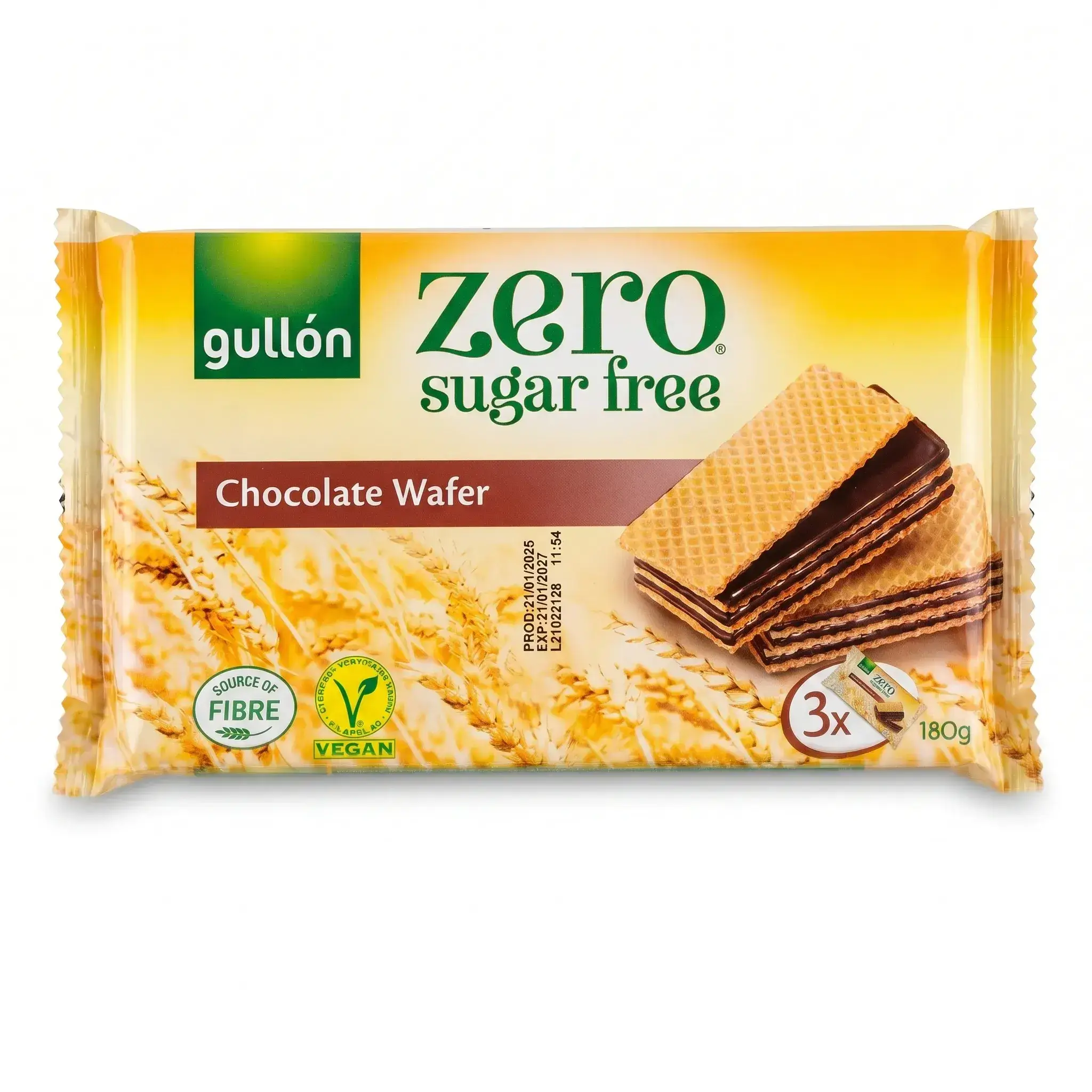 Gullón Zero Sugar Free Chocolate Wafer