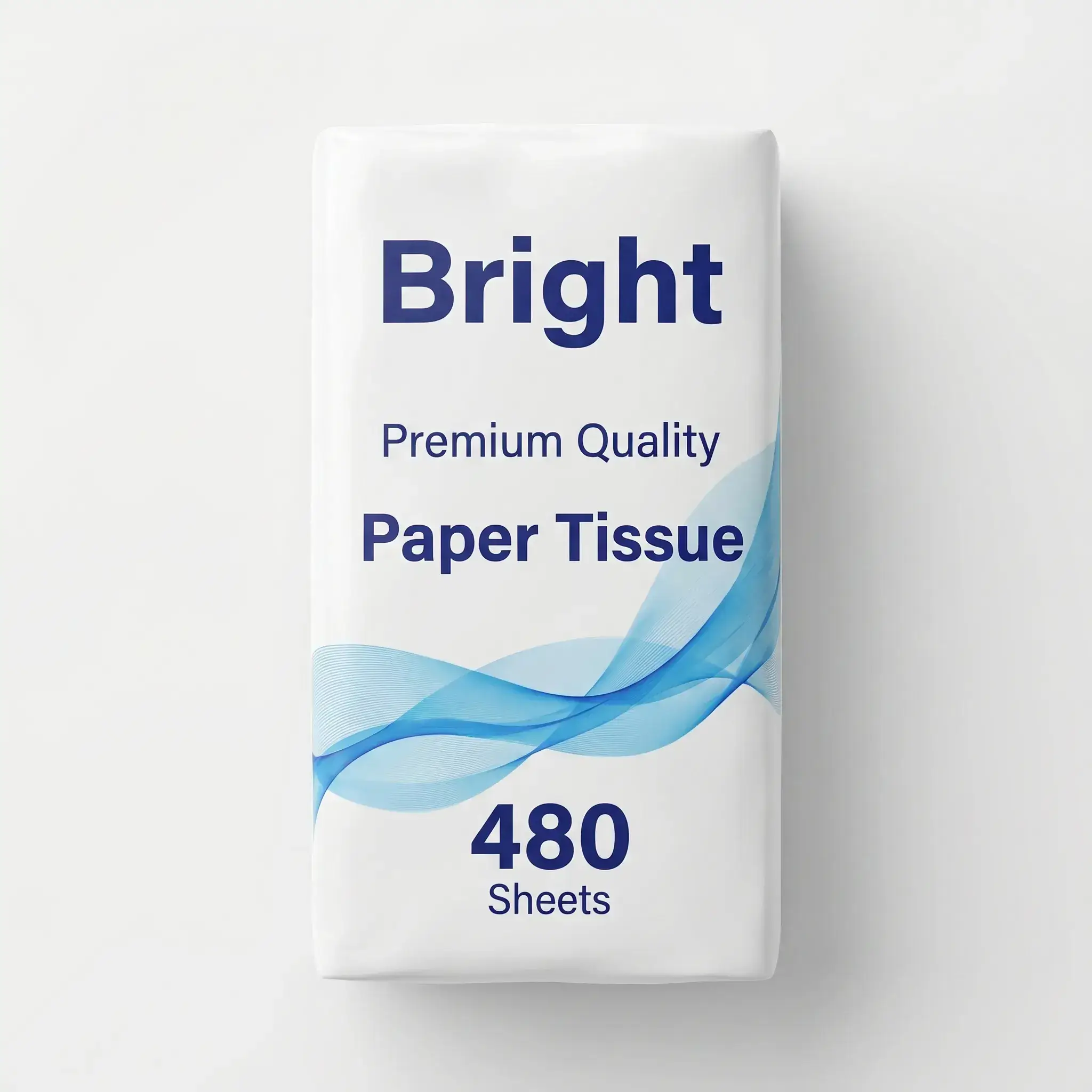 Bright Premium Quality Paper Tissue 480 Sheets