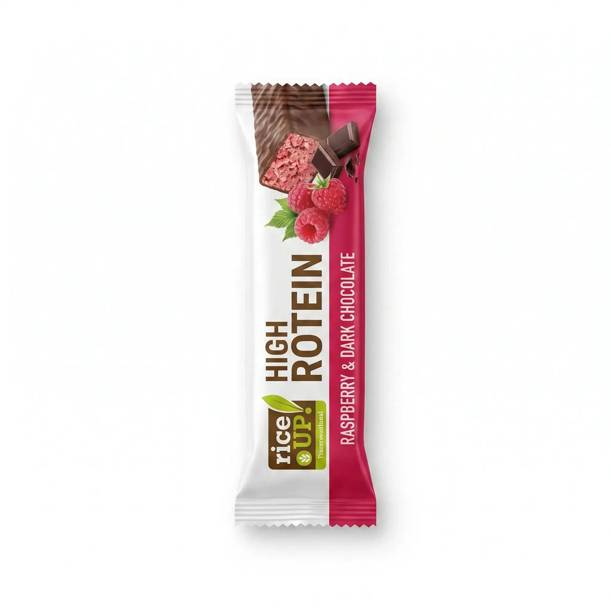 Rice Up! High Protein Stick - Raspberry & Dark Chocolate