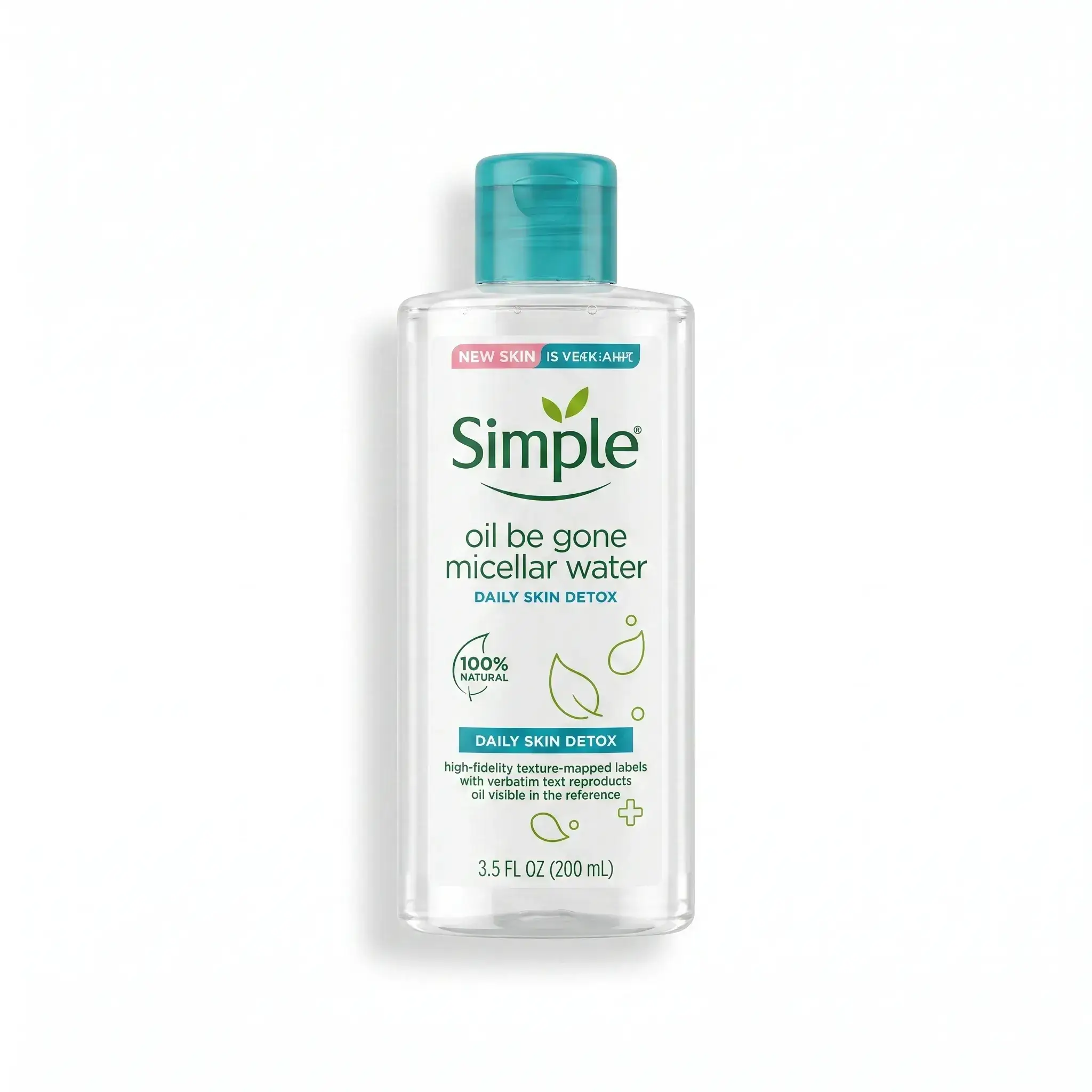 Simple Oil Be Gone Micellar Water Daily Skin Detox