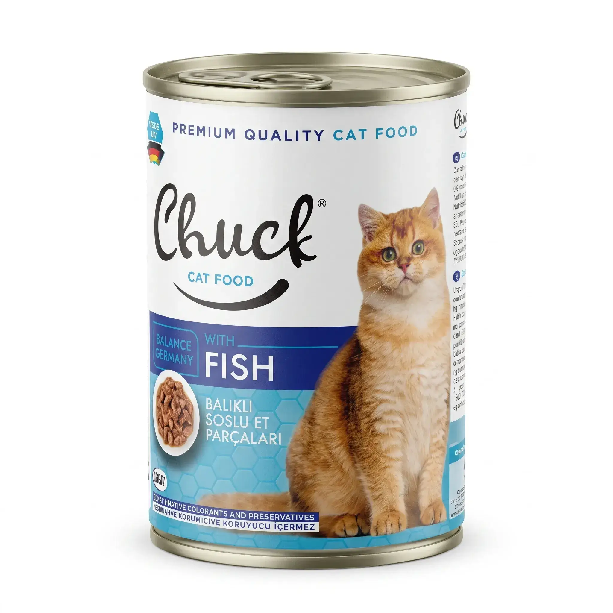 Chuck Premium Quality Cat Food with Fish