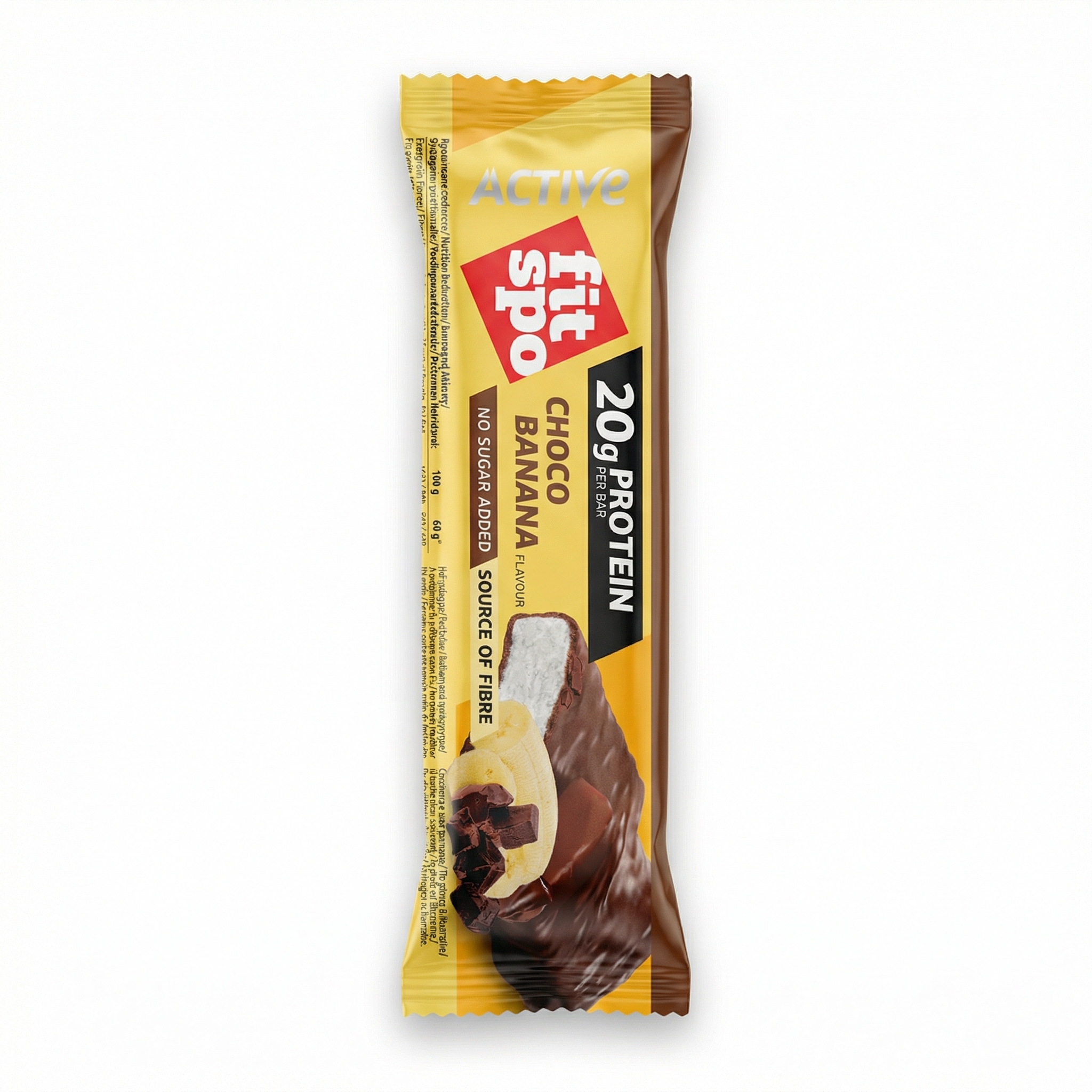 Fit Spo Active Choco Banana Protein Bar