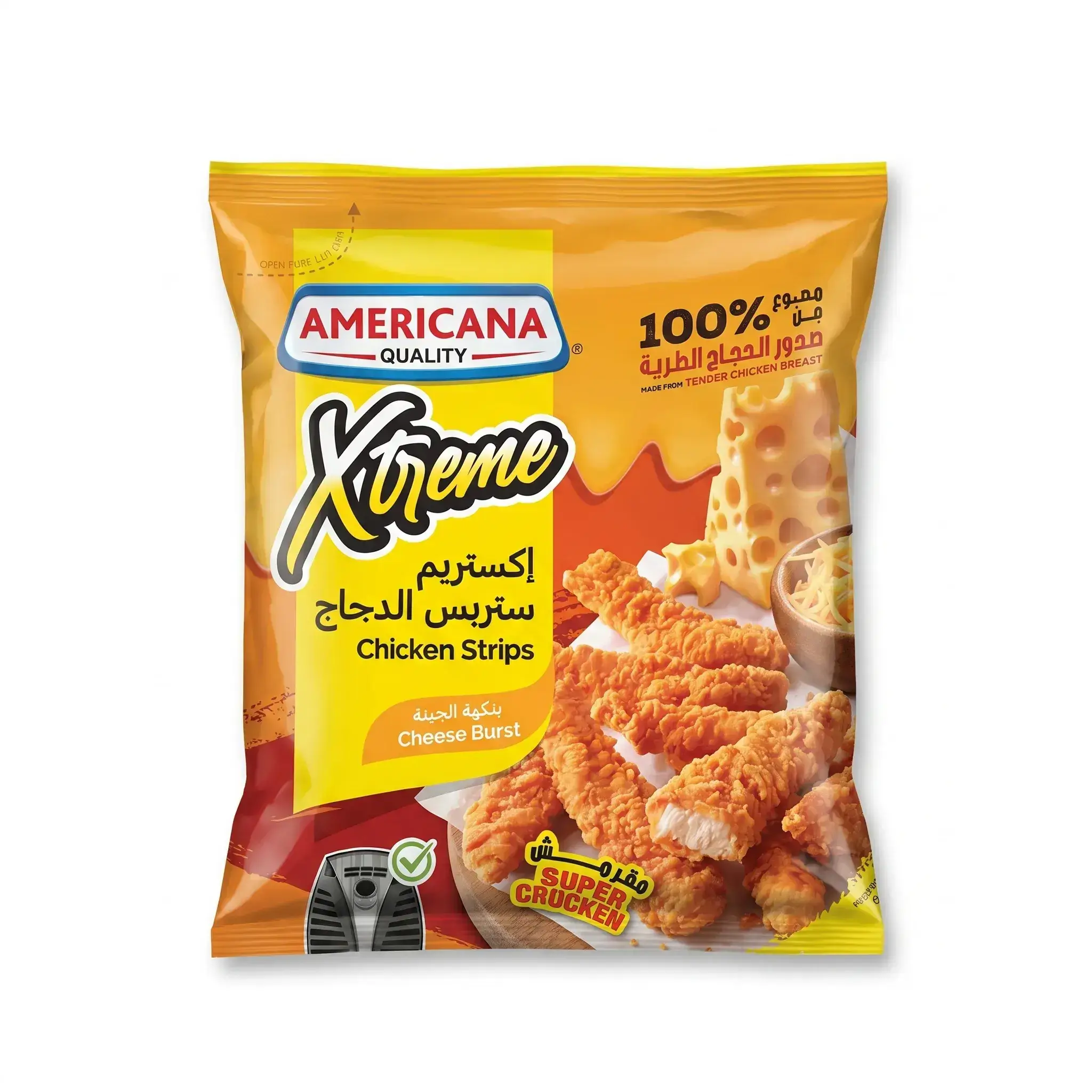 Americana Xtreme Chicken Strips Cheese Burst