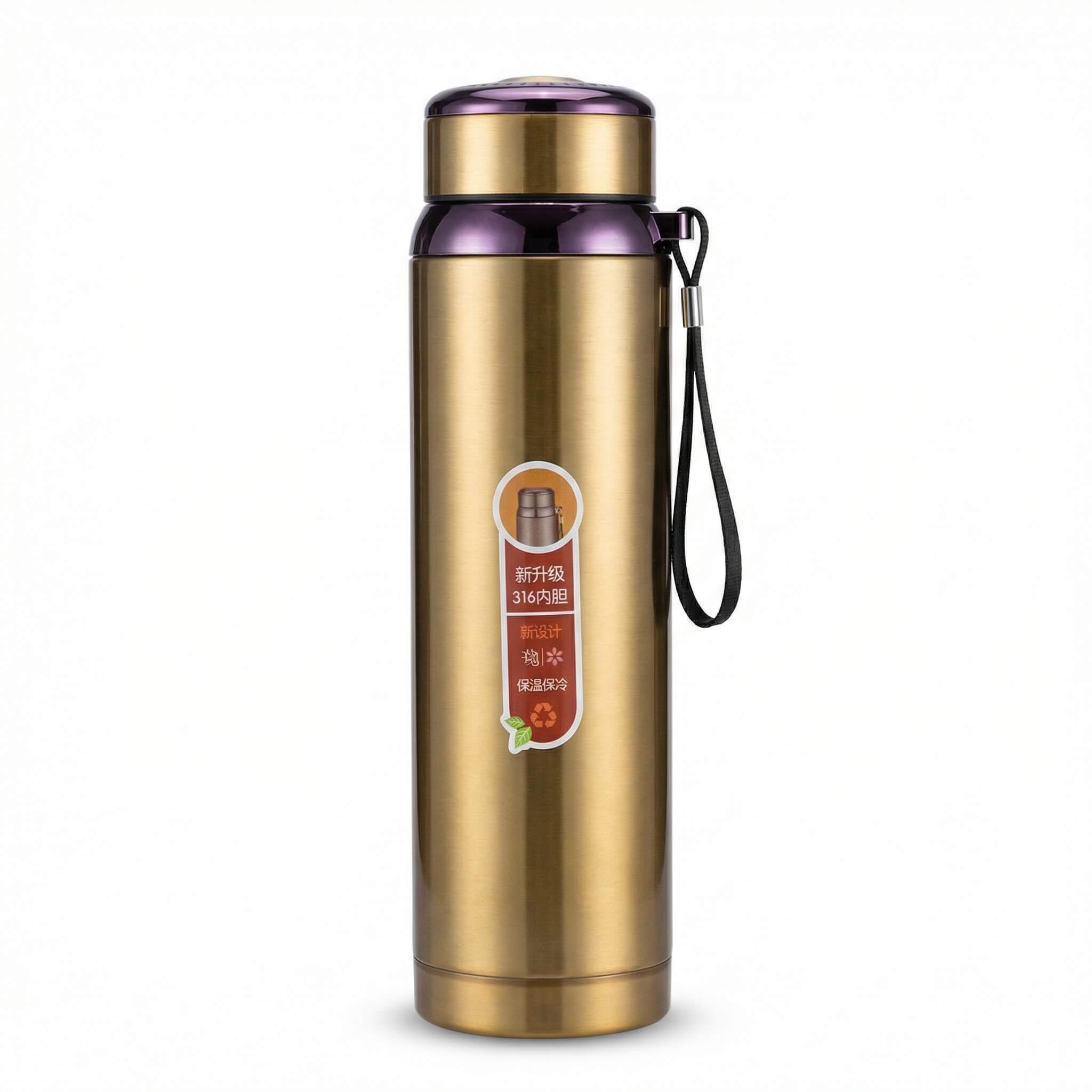 Vacuum Insulated Stainless Steel Thermos Bottle 1000ml