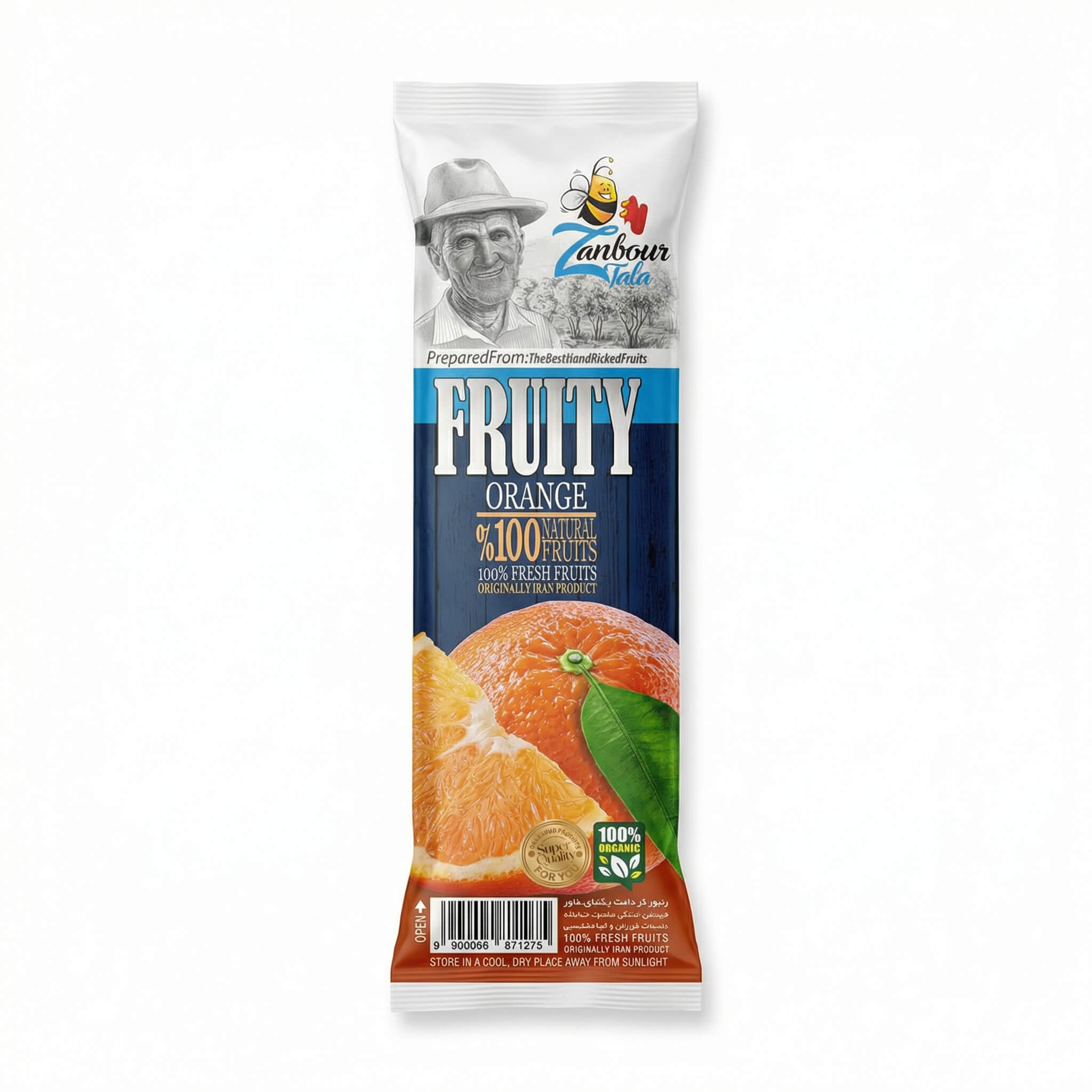 Zanbour Tala Fruity Orange Fruit Leather