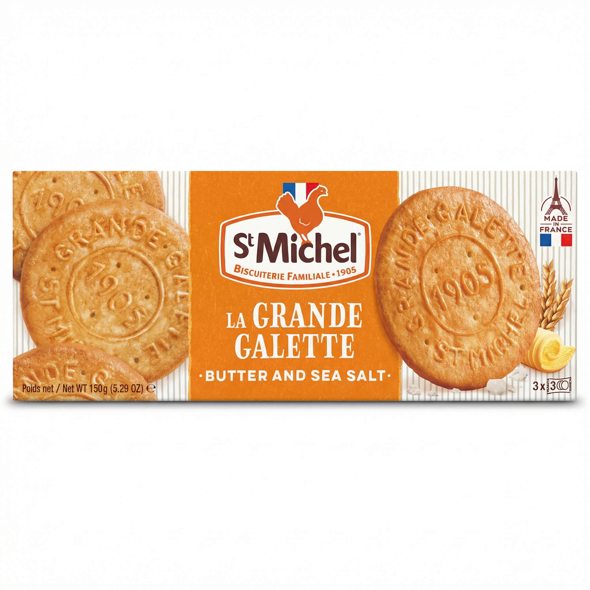 St Michel La Grande Galette Butter and Sea Salt Biscuits