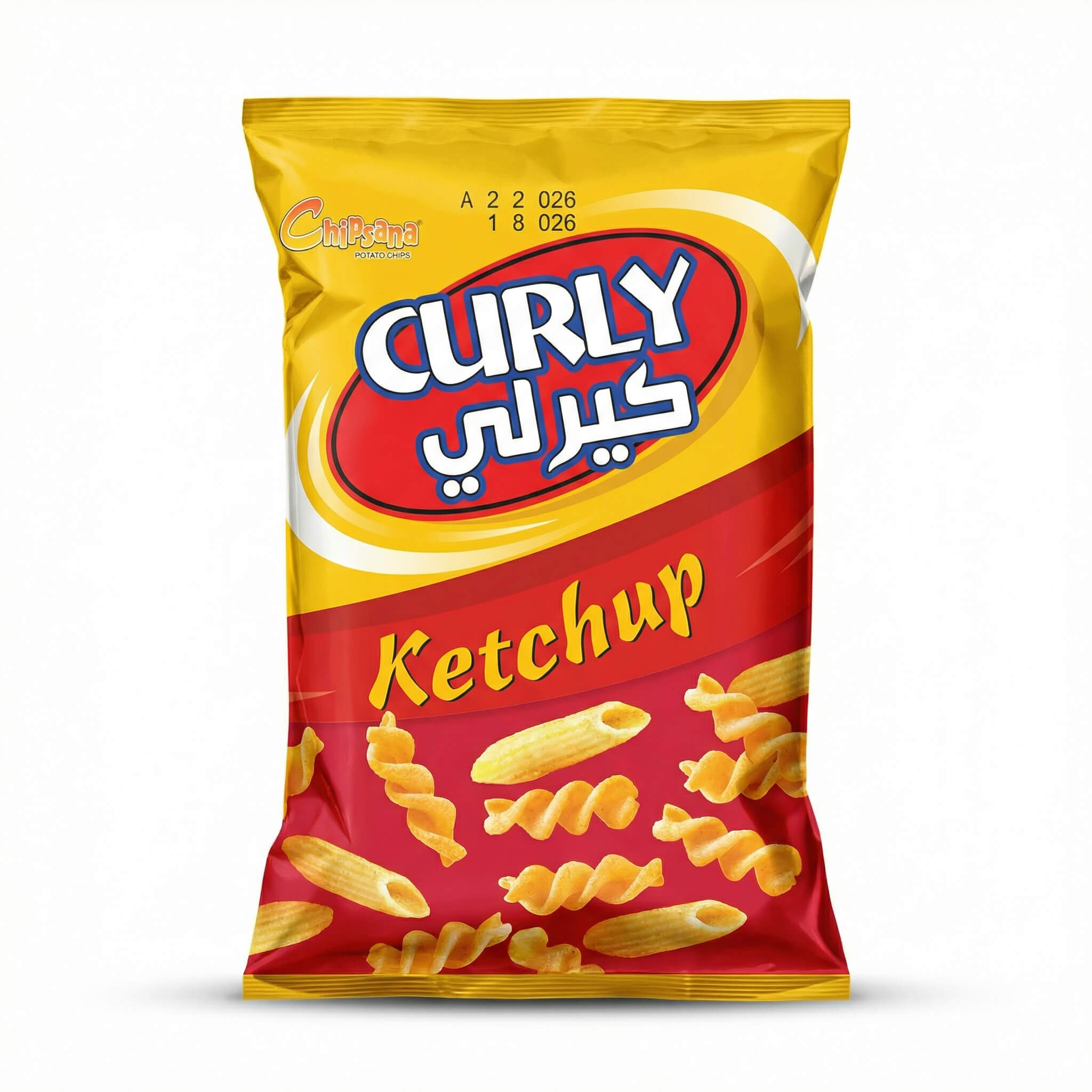Chipsana Curly Ketchup Potato Chips