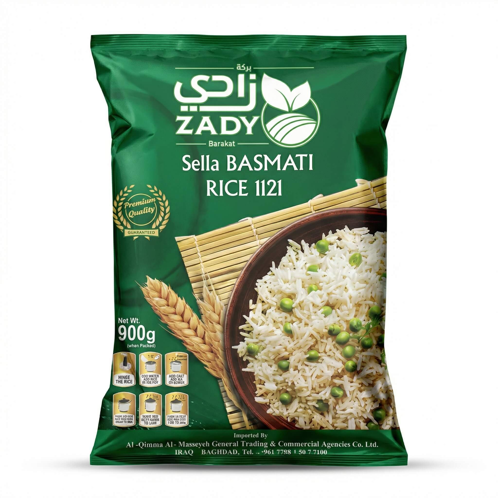 Zady Barakat Sella Basmati Rice 1121