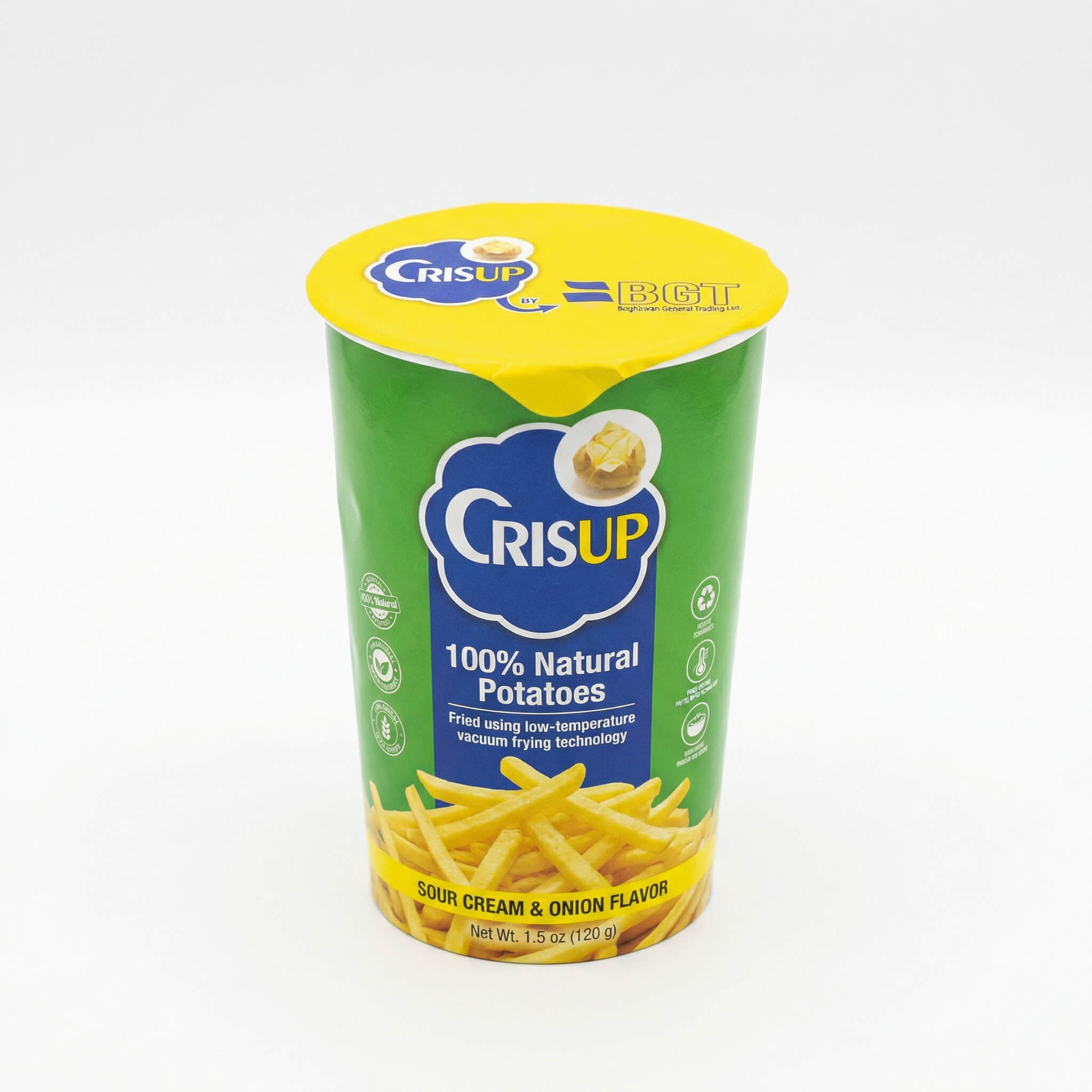 Crisup Potato Sticks Sour Cream & Onion Flavor