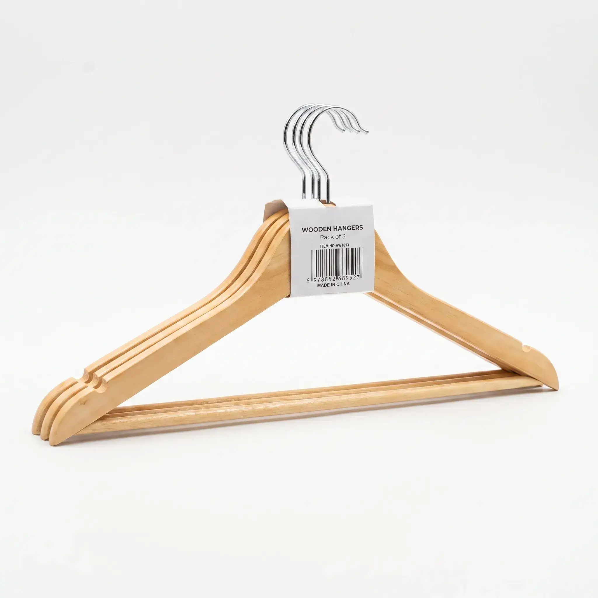 Wooden Hangers Pack of 3