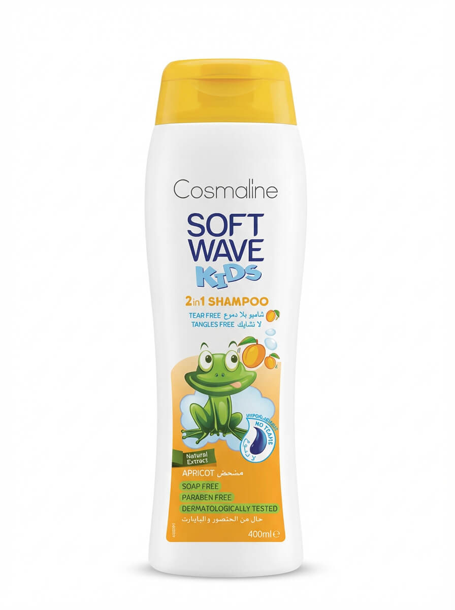Cosmaline Soft Wave Kids 2in1 Shampoo Apricot
