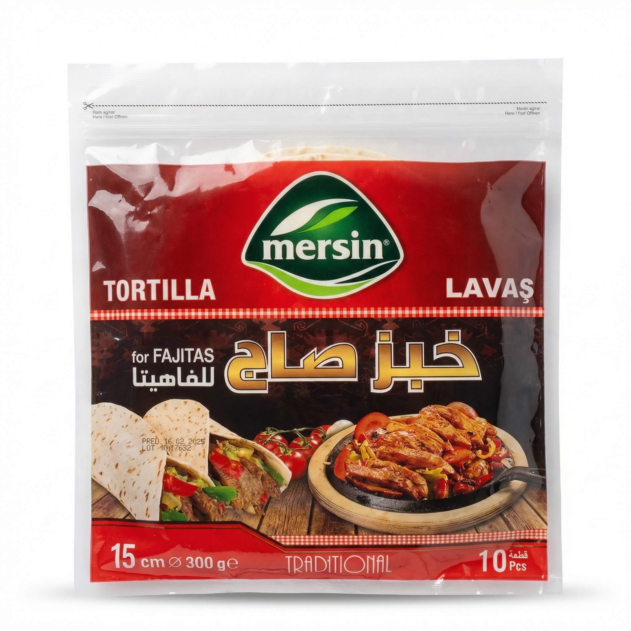 Mersin Tortilla Saj Bread for Fajitas
