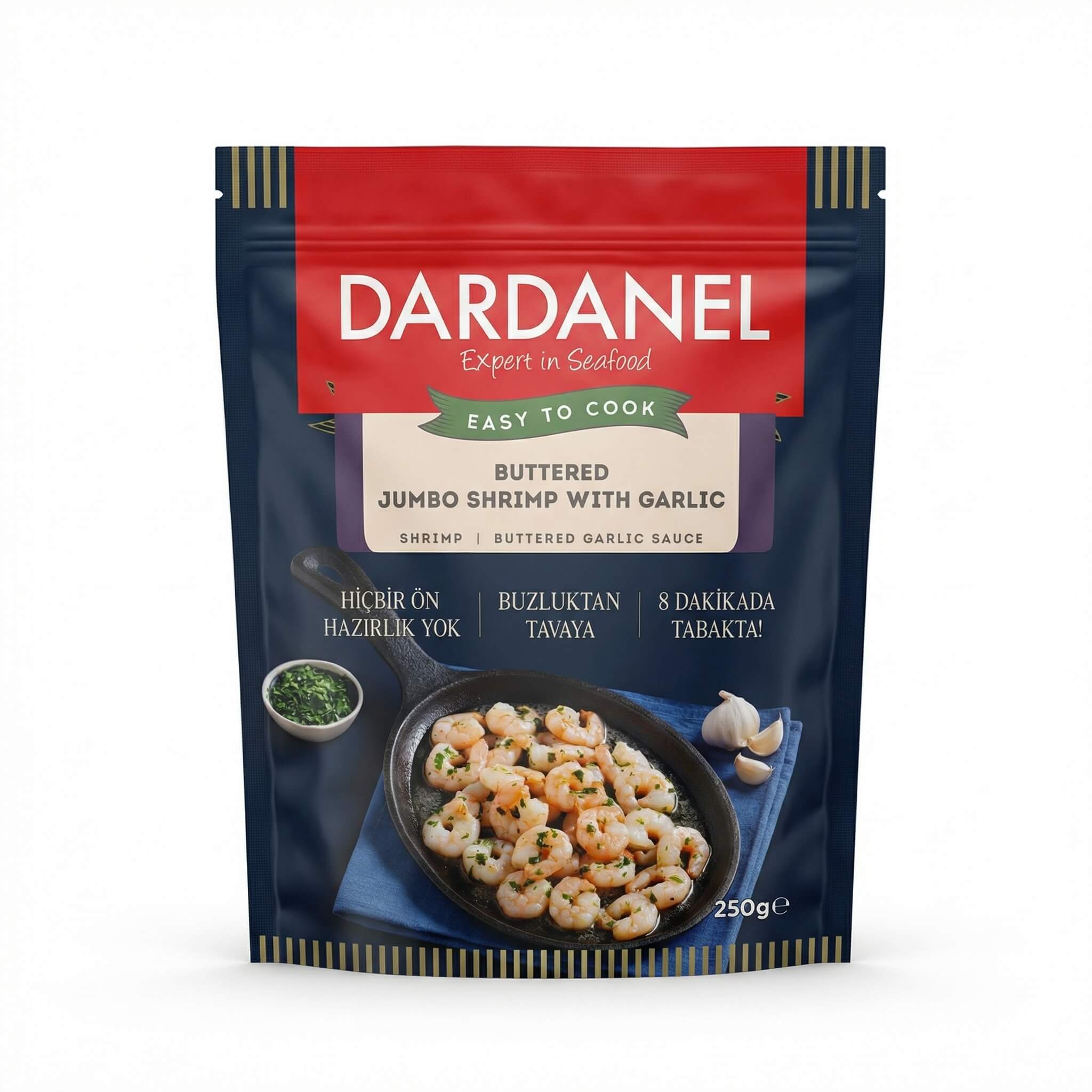 Dardanel Buttered Jumbo Shrimp with Garlic