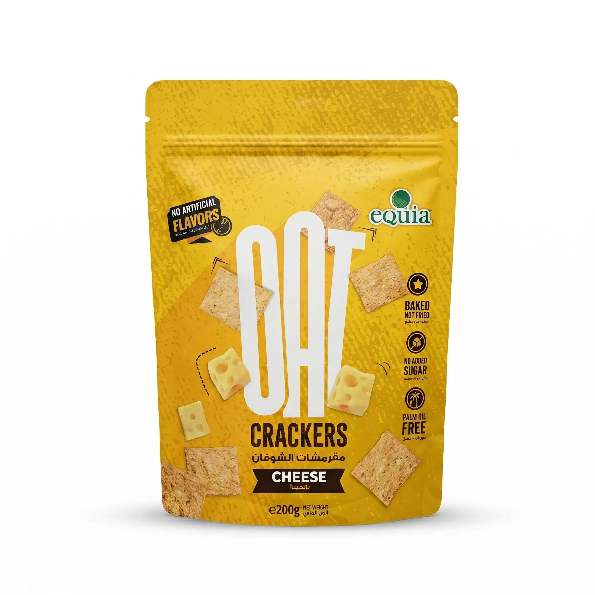 Equia Cheese Flavor Oat Crackers