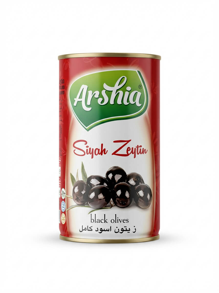 Arshia Black Olives Whole