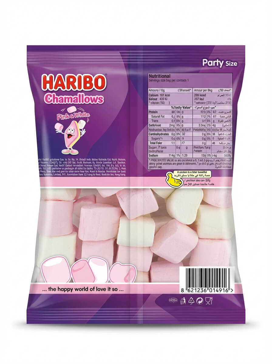 Haribo Chamallows Pink & White Marshmallows
