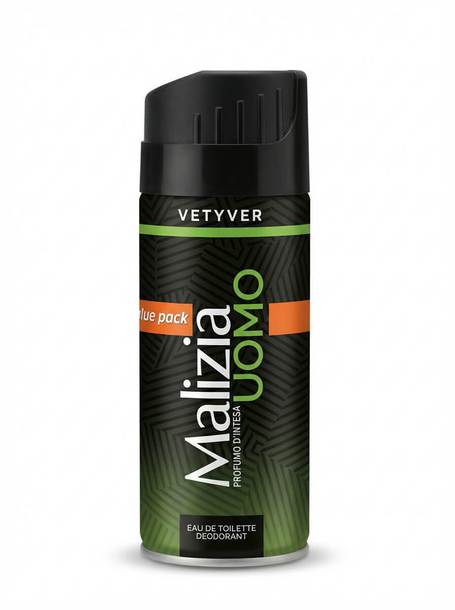 Malizia Uomo Vetyver Eau de Toilette Deodorant