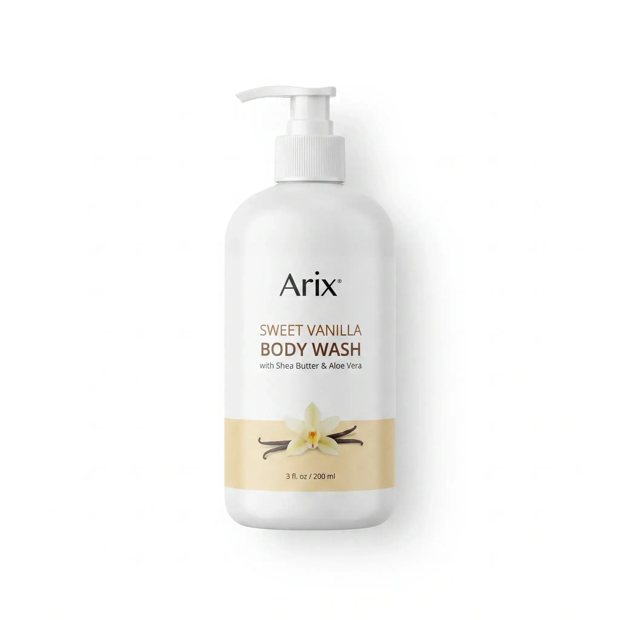 Arix Sweet Vanilla Body Wash with Shea Butter & Aloe Vera