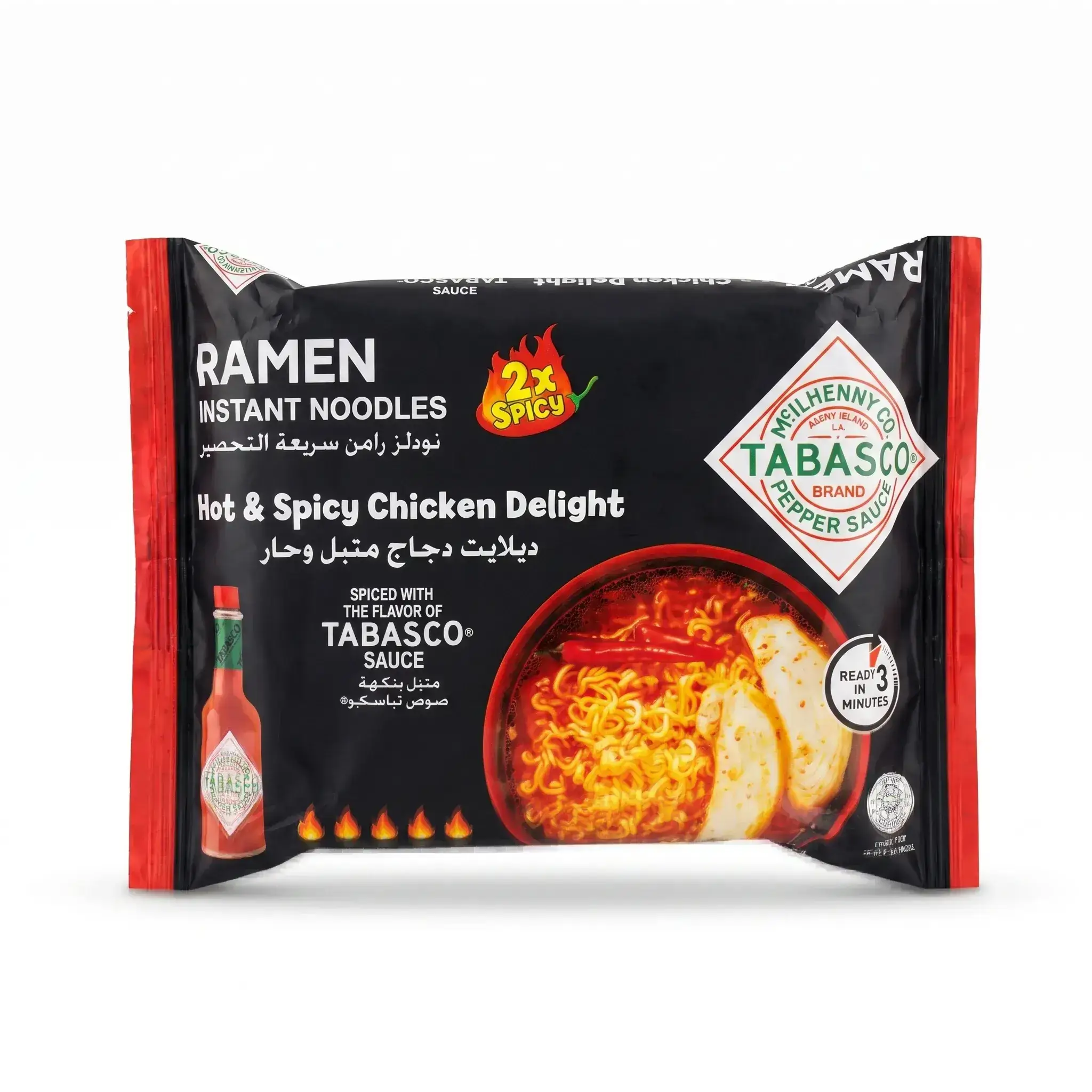 Tabasco Hot & Spicy Chicken Delight Instant Noodles