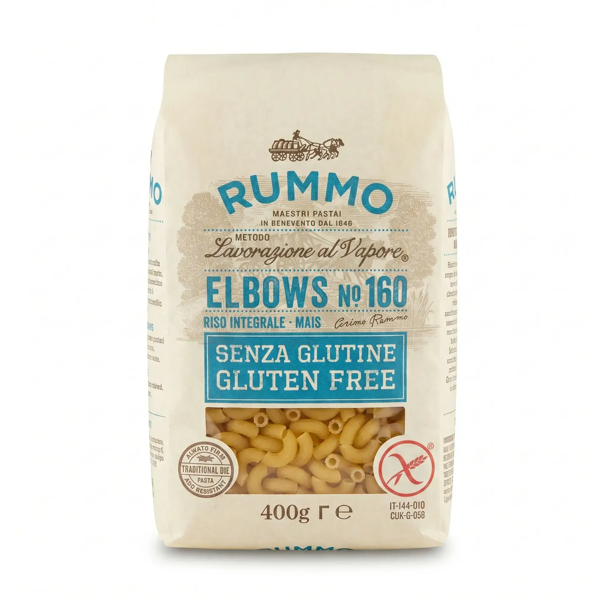 Rummo Gluten Free Elbows No. 160 Pasta