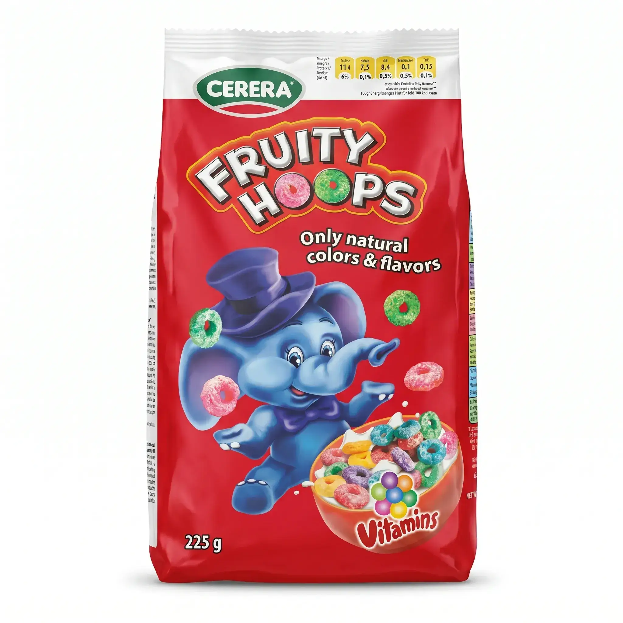 Cerera Fruity Hoops Cereal