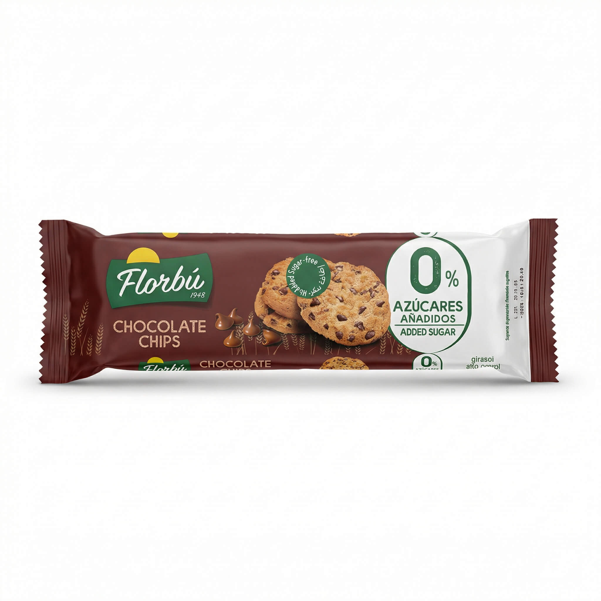 Florbú Chocolate Chips Cookies 0% Added Sugar