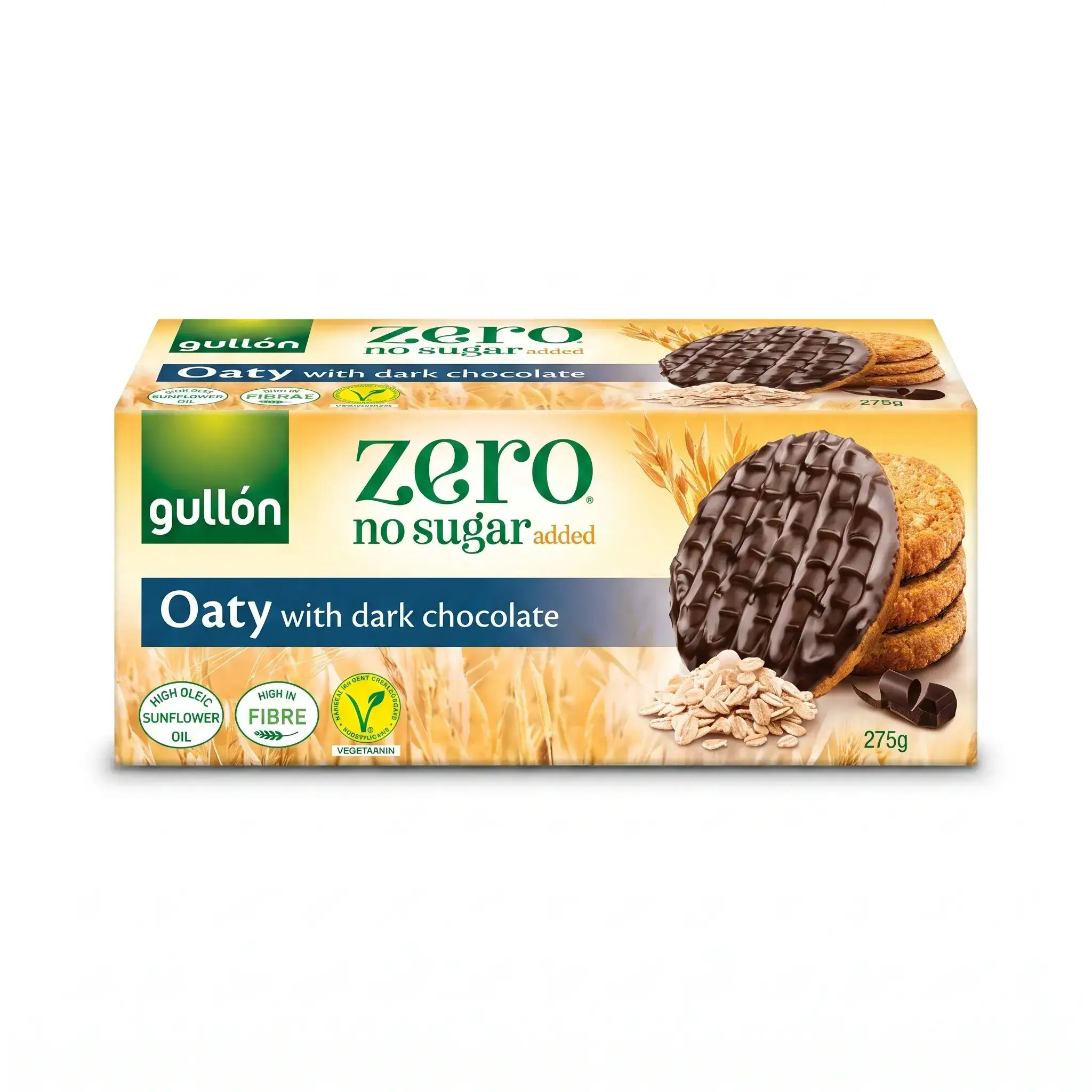 Gullon Zero No Sugar Added Oaty with Dark Chocolate
