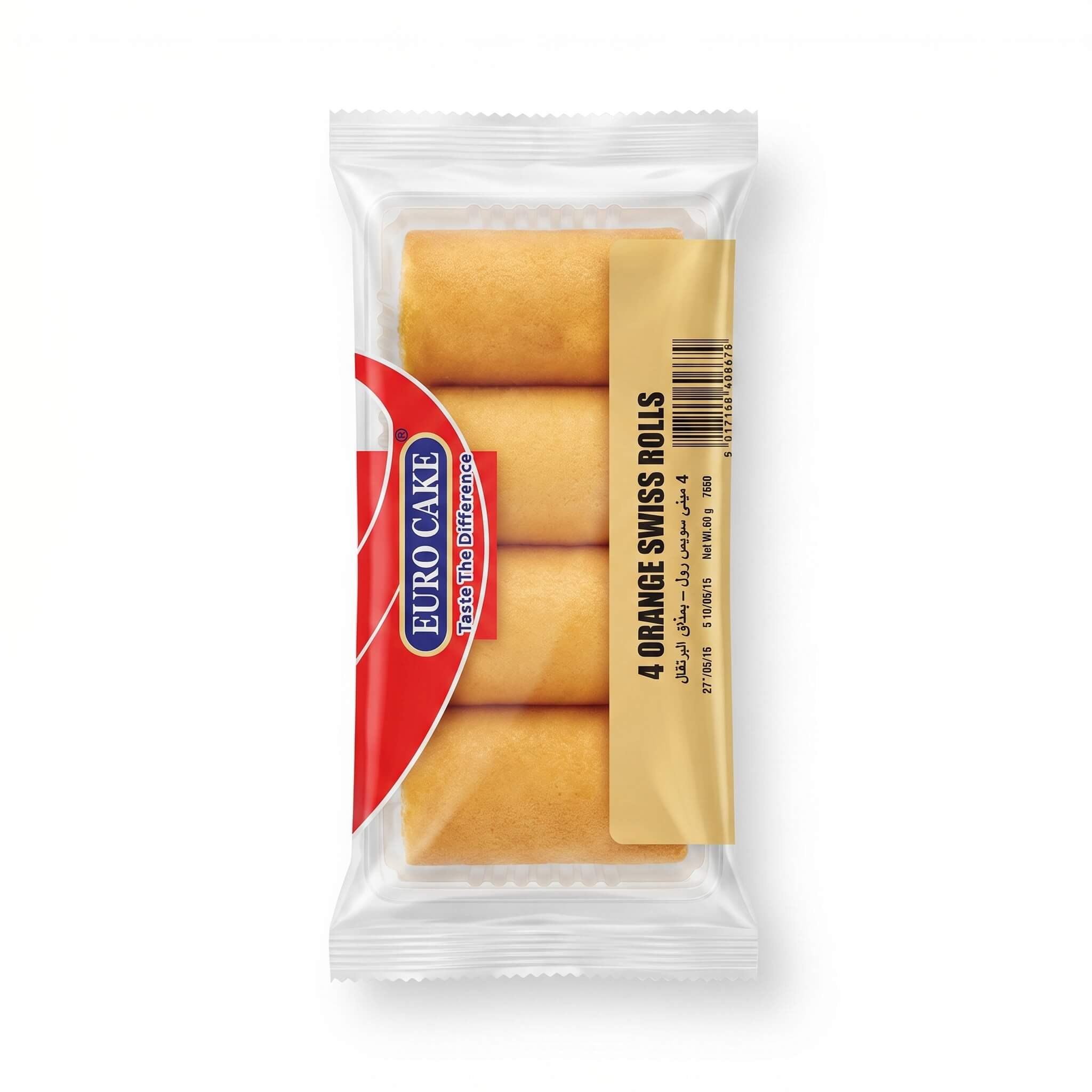 Euro Cake 4 Orange Swiss Rolls