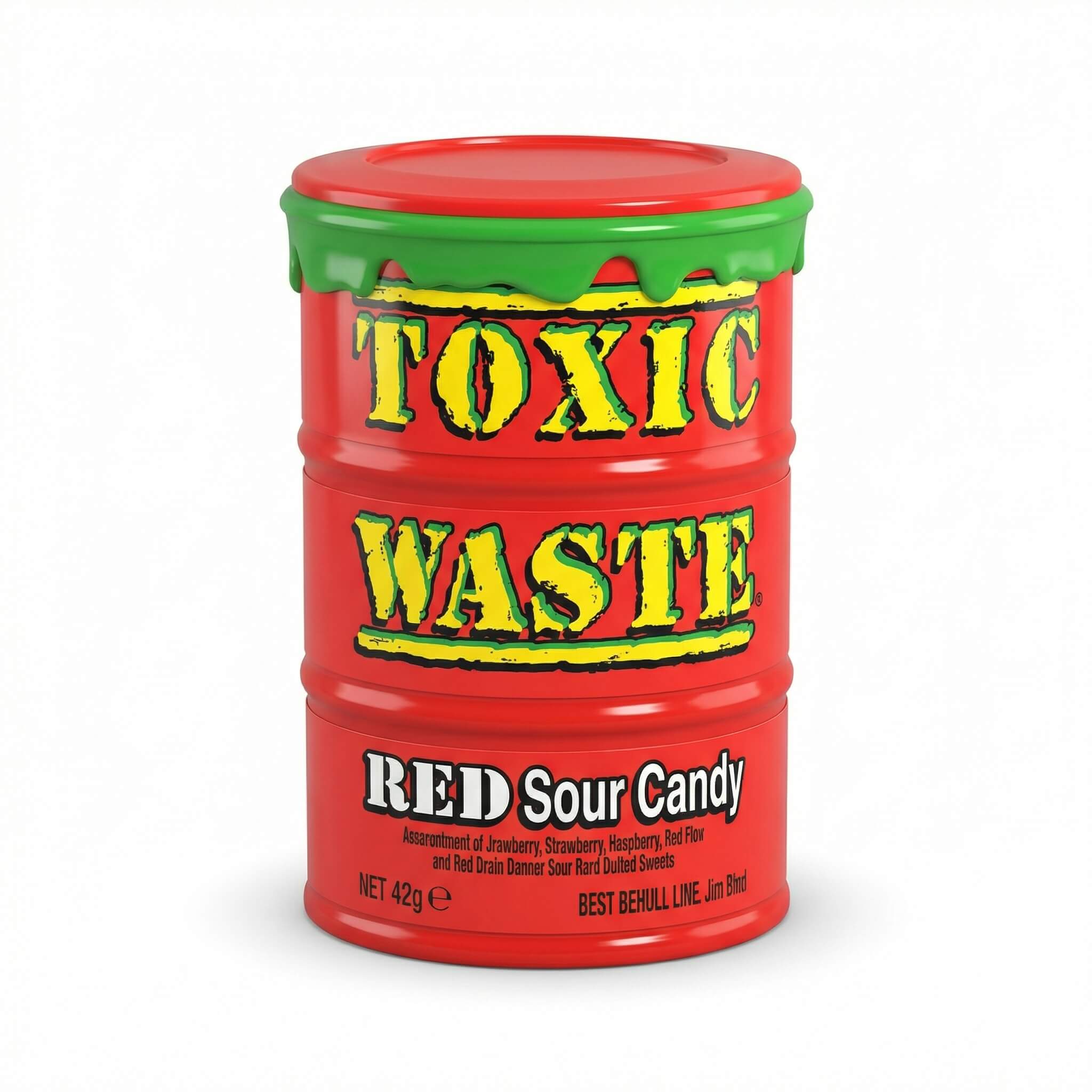 Toxic Waste Red Sour Candy