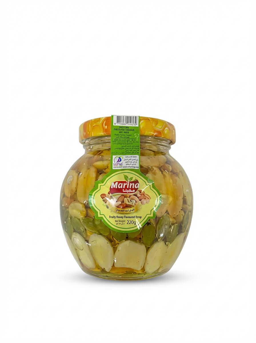 Marina Fruity Honey Flavoured Syrup with Mixed Nuts