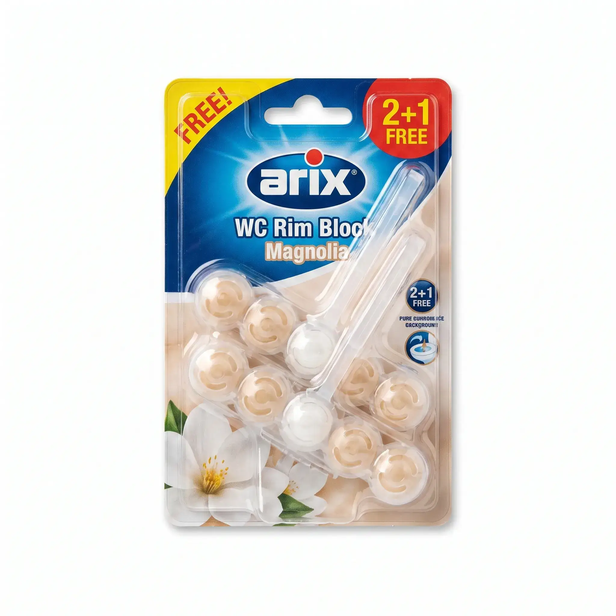 Arix WC Rim Block Magnolia 2+1 Free