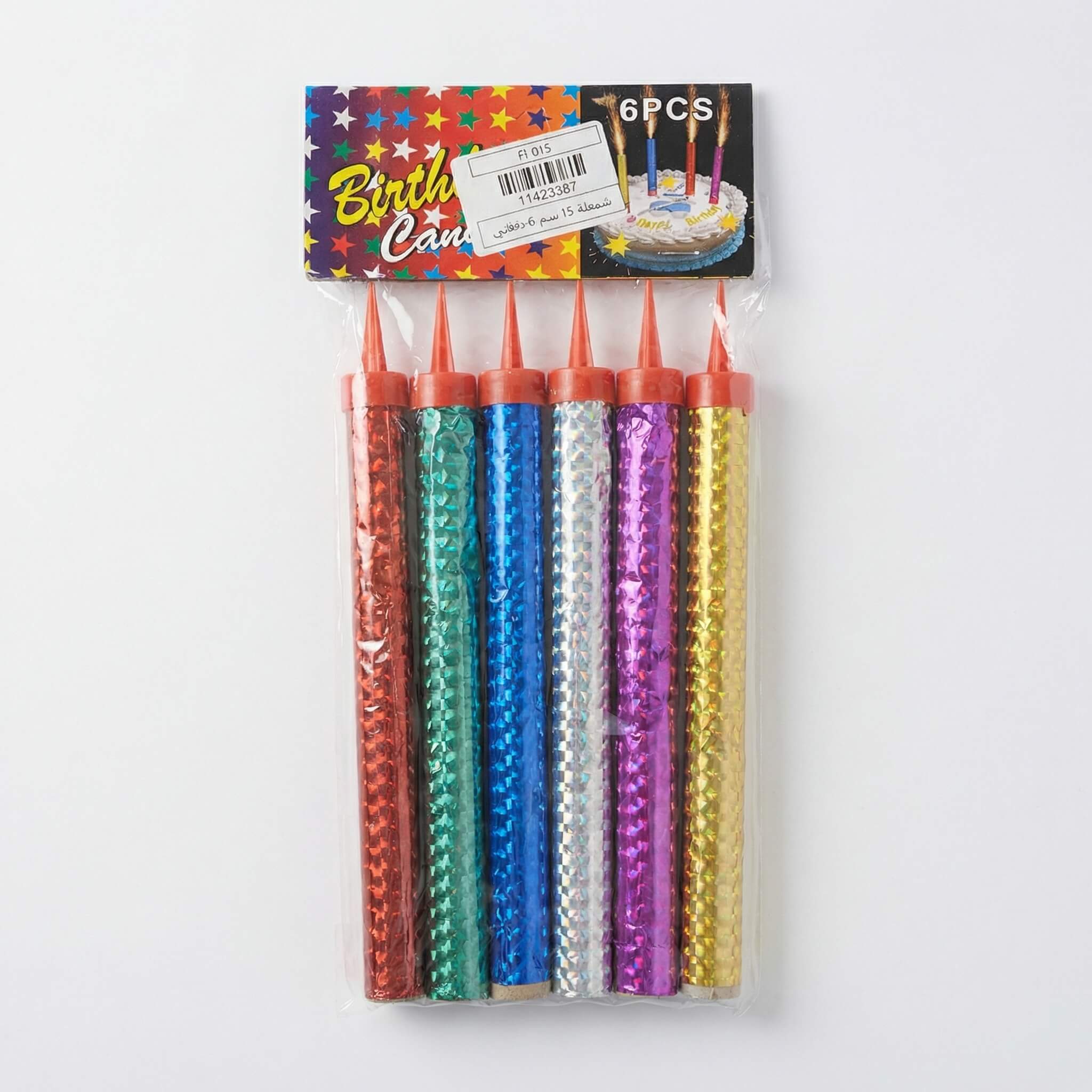 Birthday Sparkling Candles 6 Pieces
