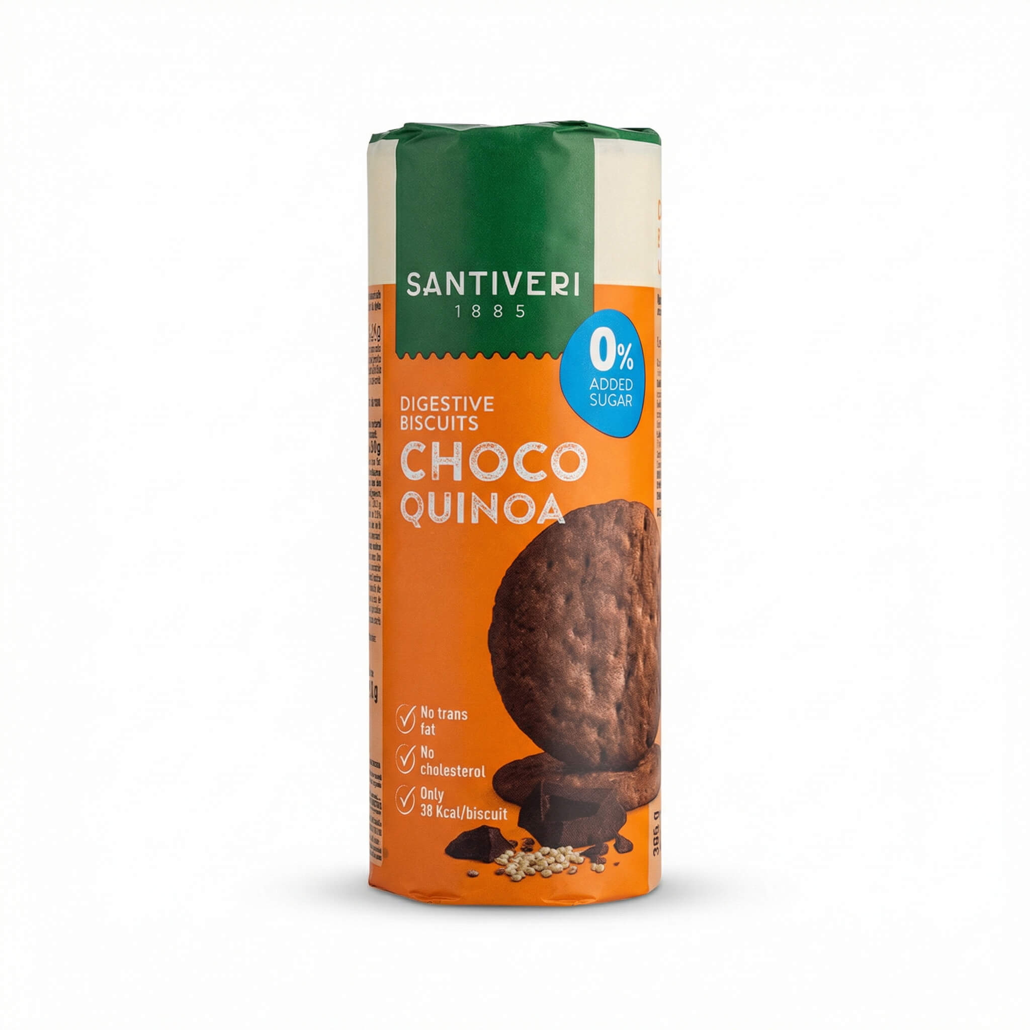 Santiveri Digestive Biscuits Choco Quinoa 0% Added Sugar