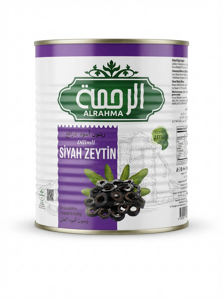 Alrahma Sliced Black Olives