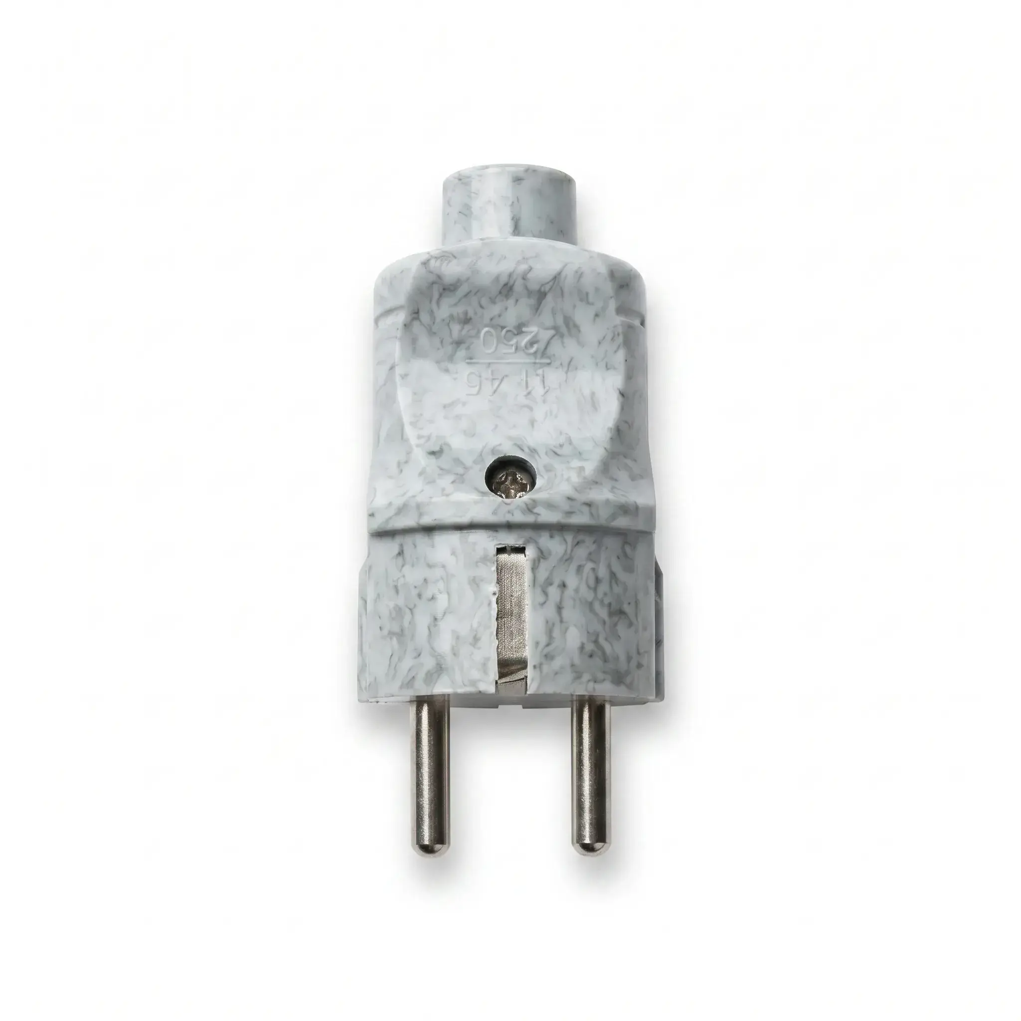 Grey Marble Pattern Electrical Plug Head