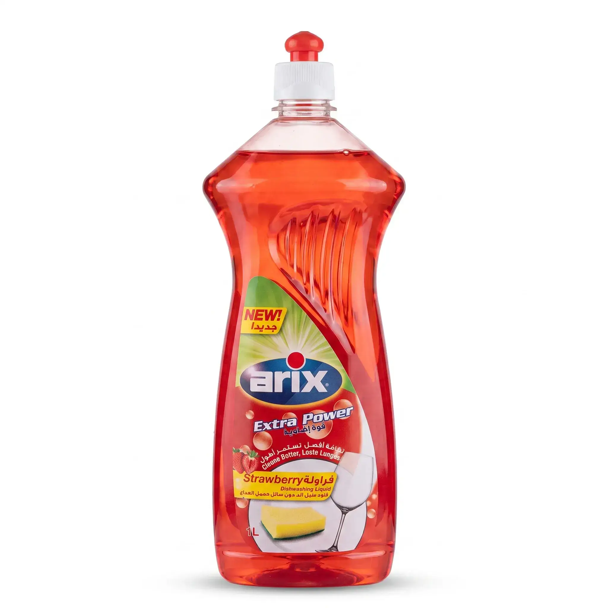 Arix Extra Power Strawberry Dishwashing Liquid