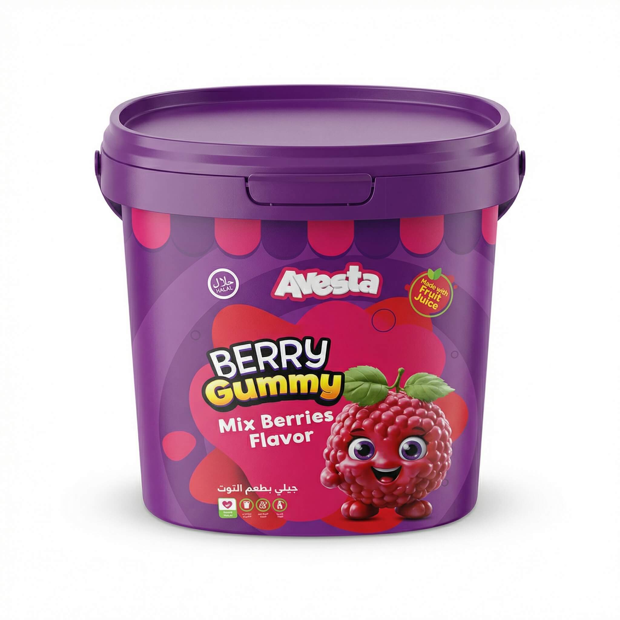 Avesta Berry Gummy Mix Berries Flavor