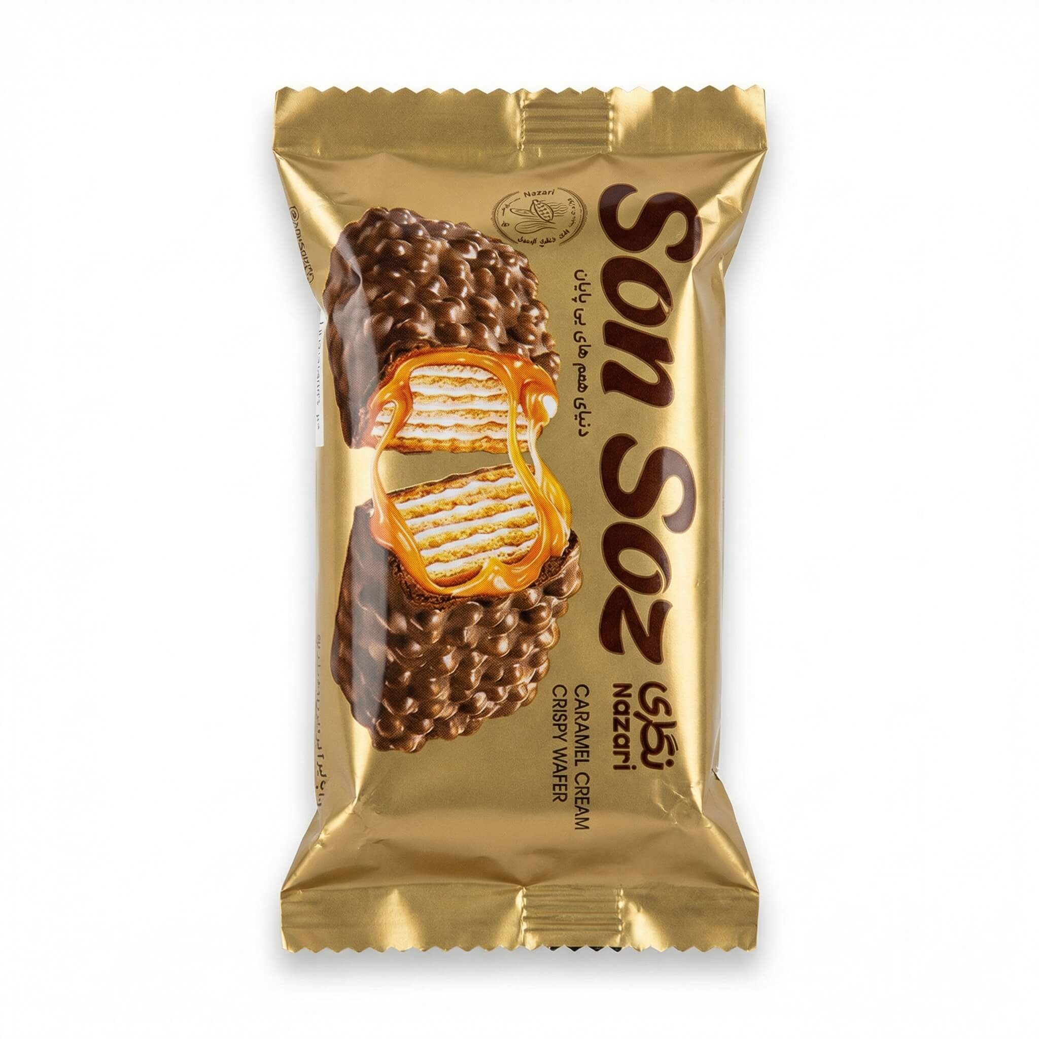Nazari Sun Soz Caramel Crispy Wafer
