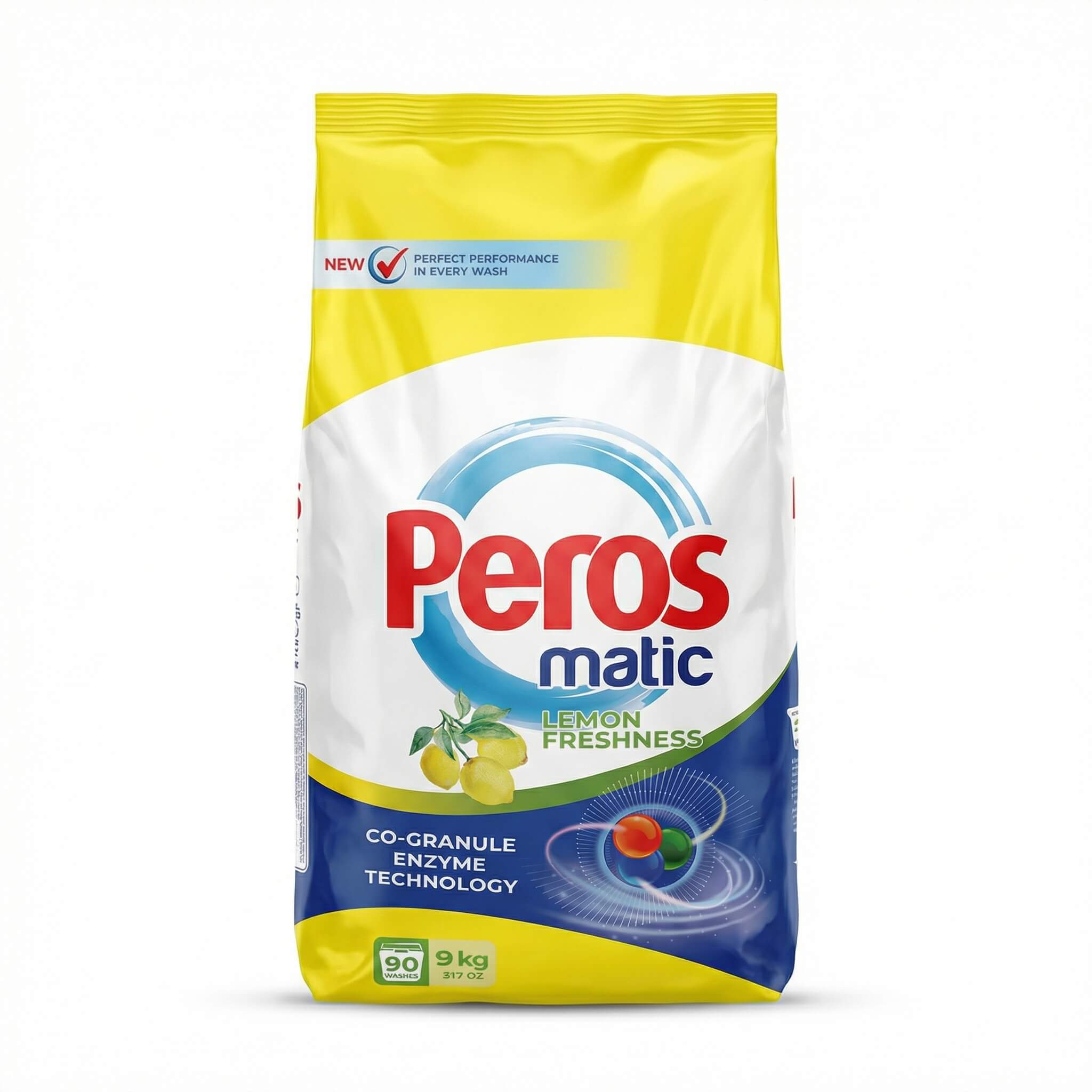 Peros Matic Lemon Freshness Laundry Detergent Powder