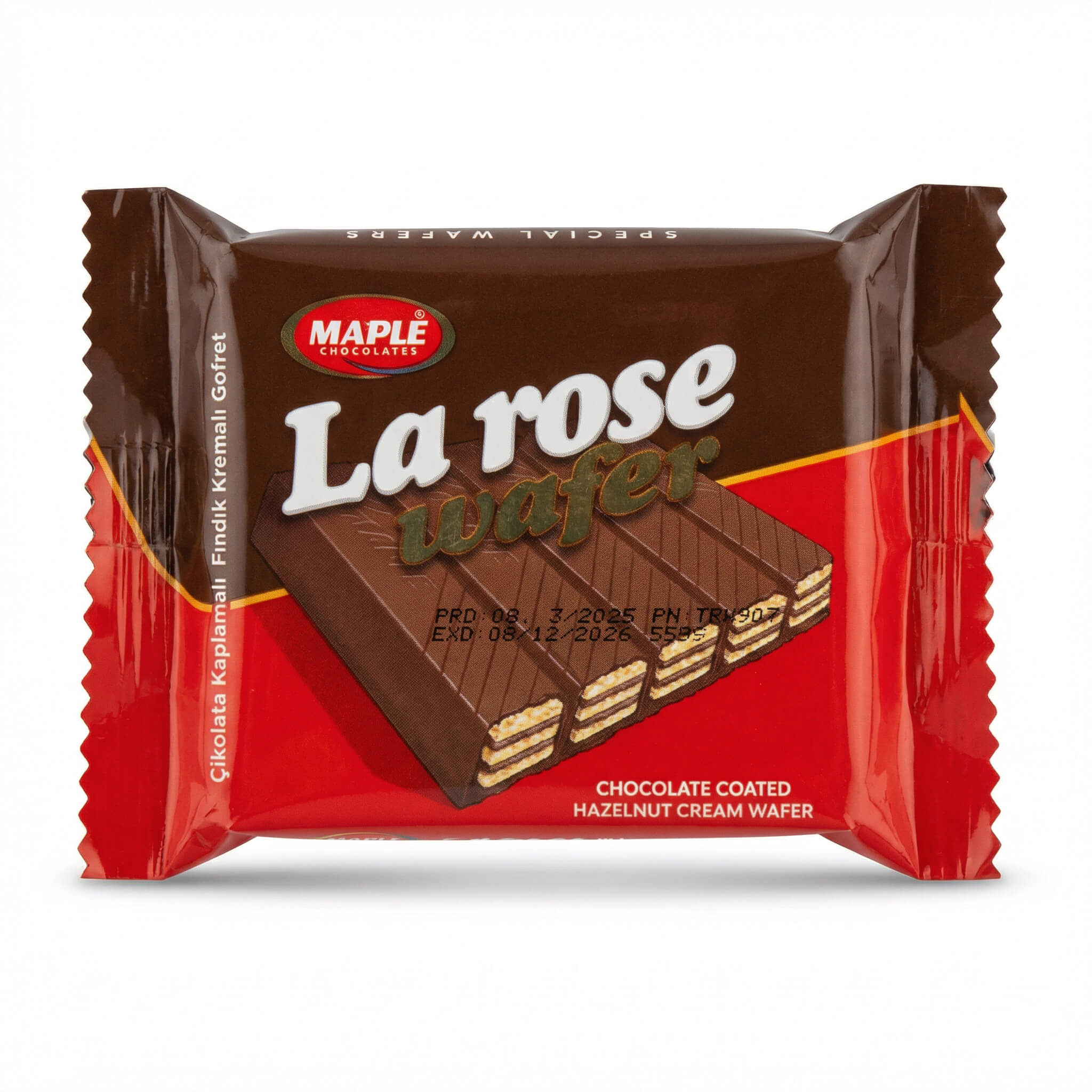 Maple La Rose Chocolate Coated Hazelnut Cream Wafer