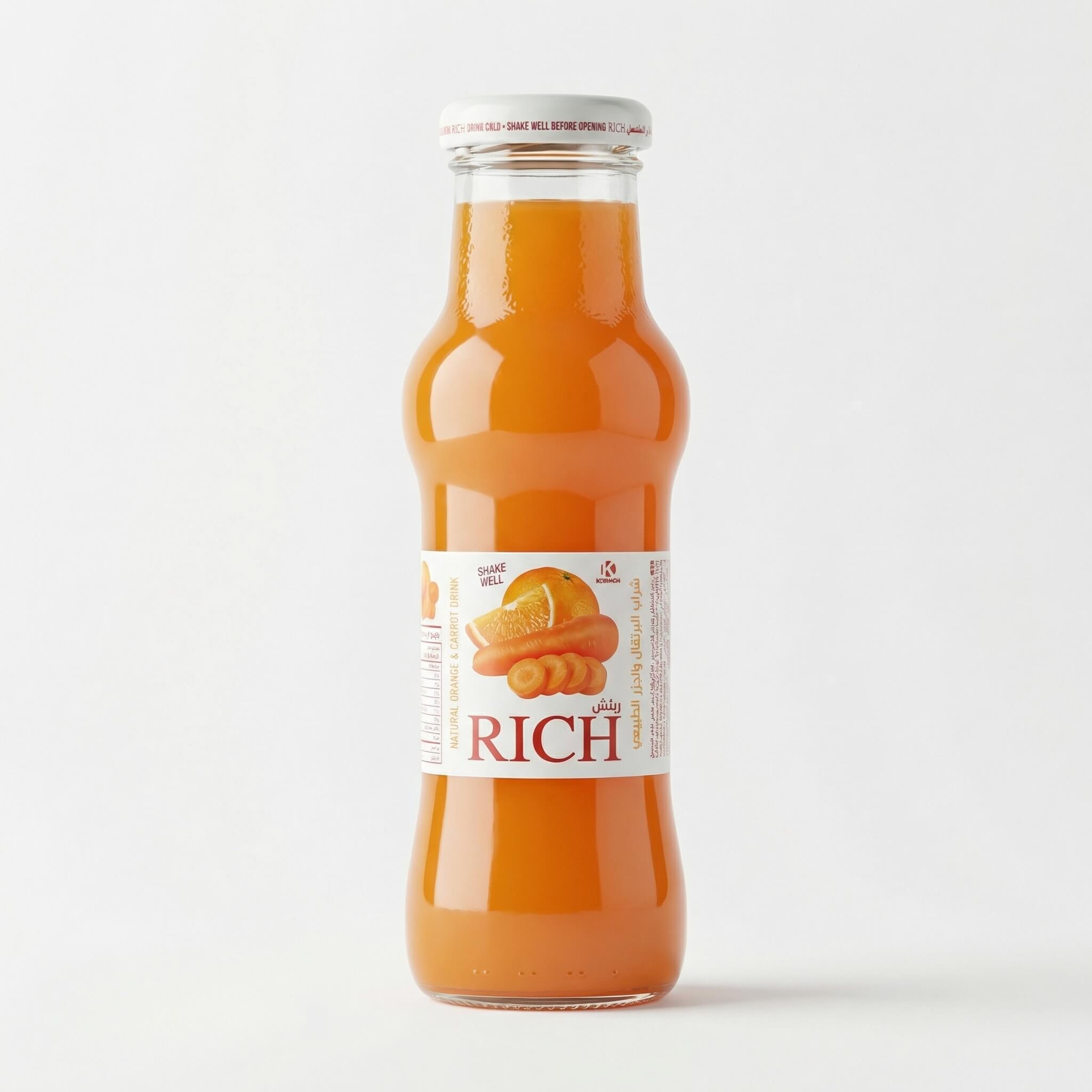 Rich Natural Orange & Carrot Drink
