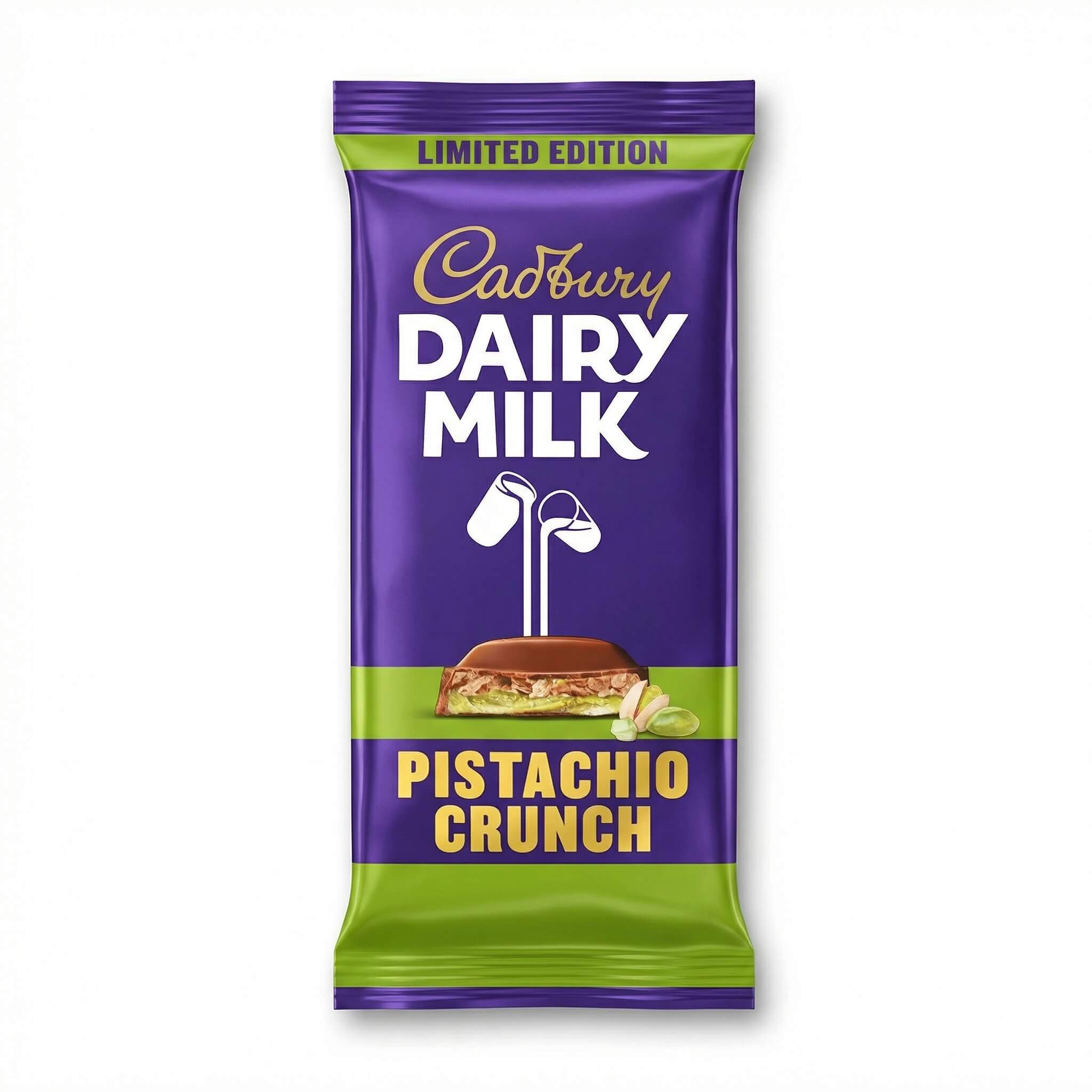 Cadbury Dairy Milk Pistachio Crunch Chocolate Bar